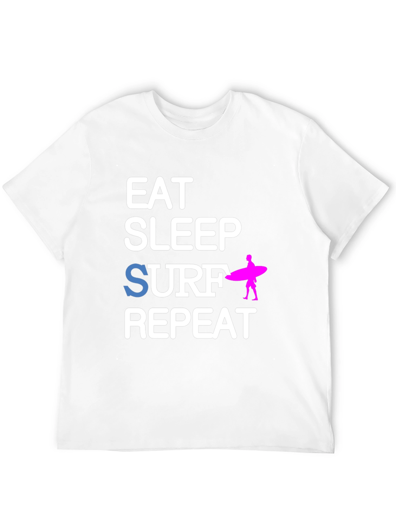 Eat Sleep Surf Repeat Graphic Tee
