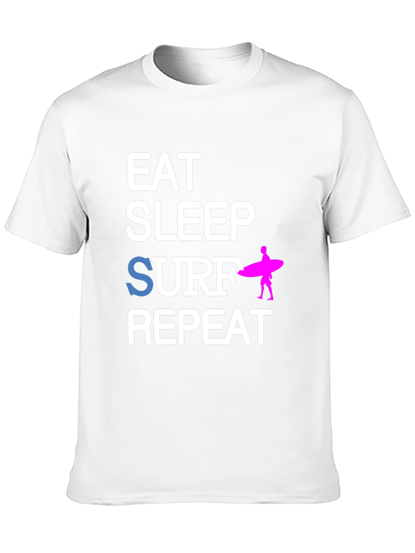 Eat Sleep Surf Repeat Graphic Tee