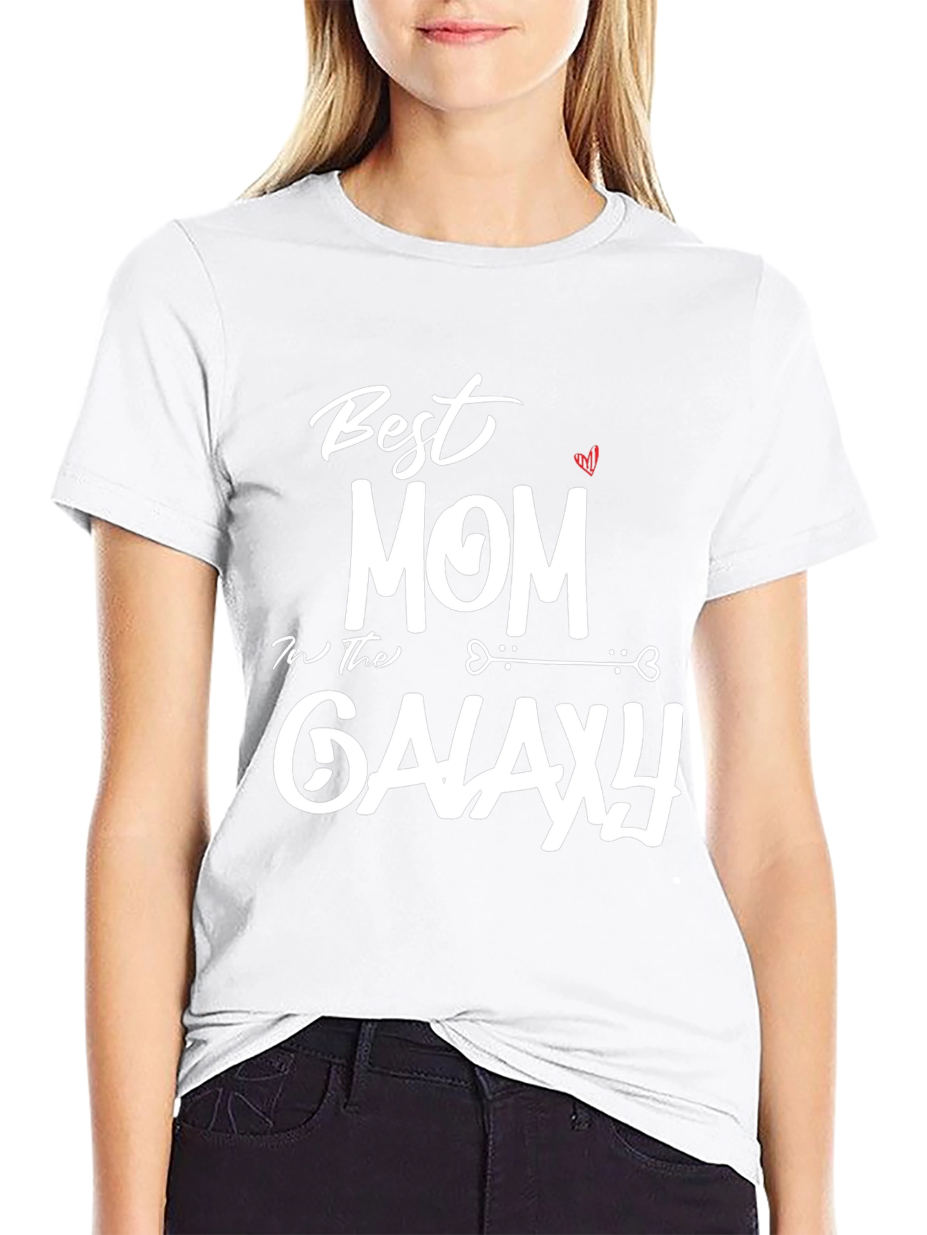 Best Mom in the Galaxy T-Shirt - Black Tee