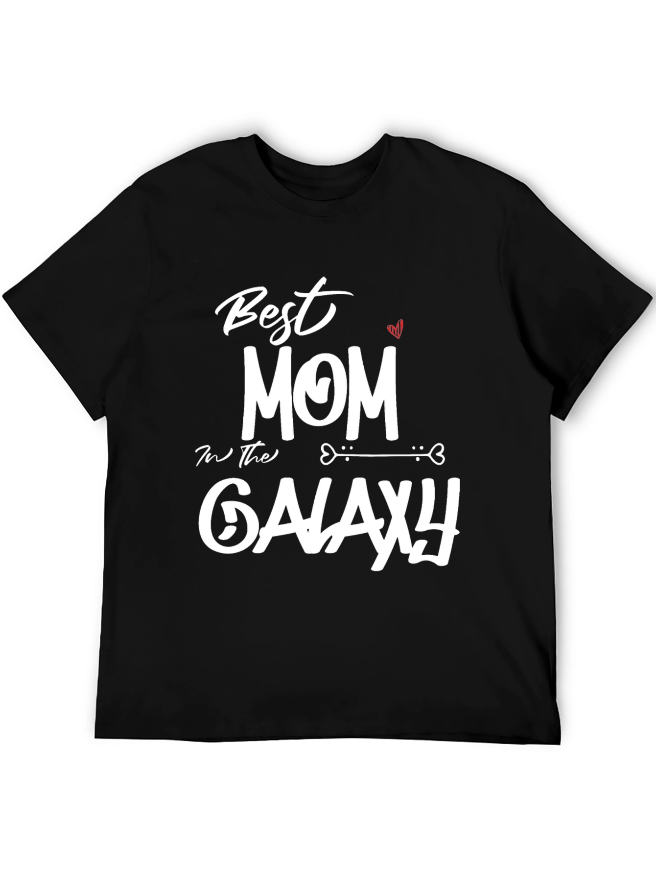 Best Mom in the Galaxy T-Shirt - Black Tee