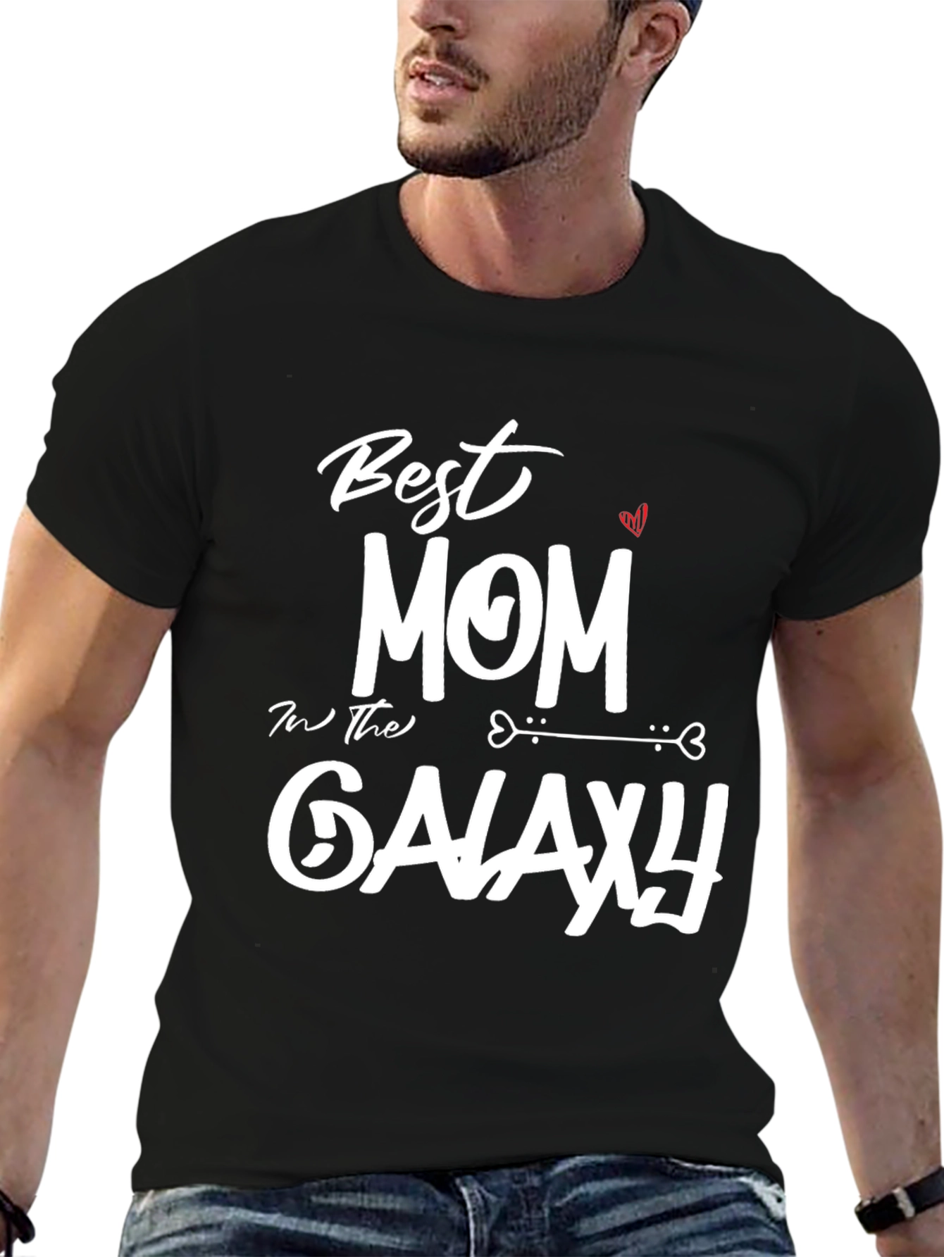 Best Mom in the Galaxy T-Shirt - Black Tee
