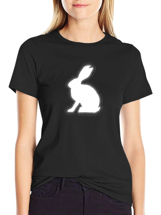 Rabbit Graphic Tee - Soft Cotton Blend Shirt