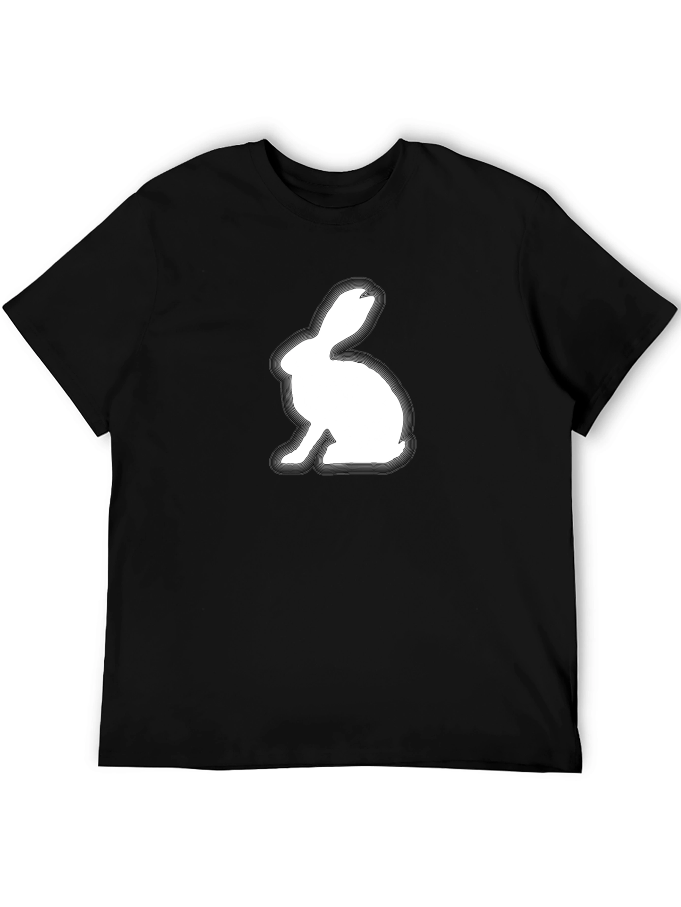 Rabbit Graphic Tee - Soft Cotton Blend Shirt