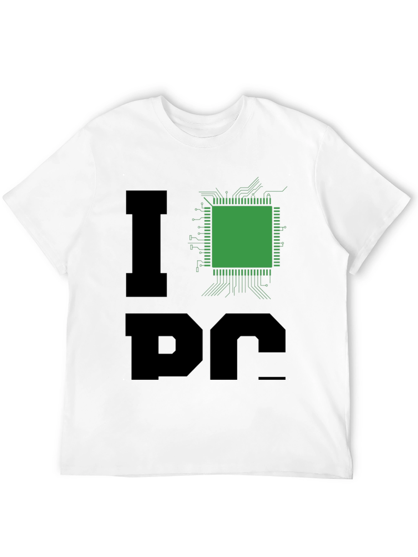 I Heart Processor T-Shirt - Black Geek Tee