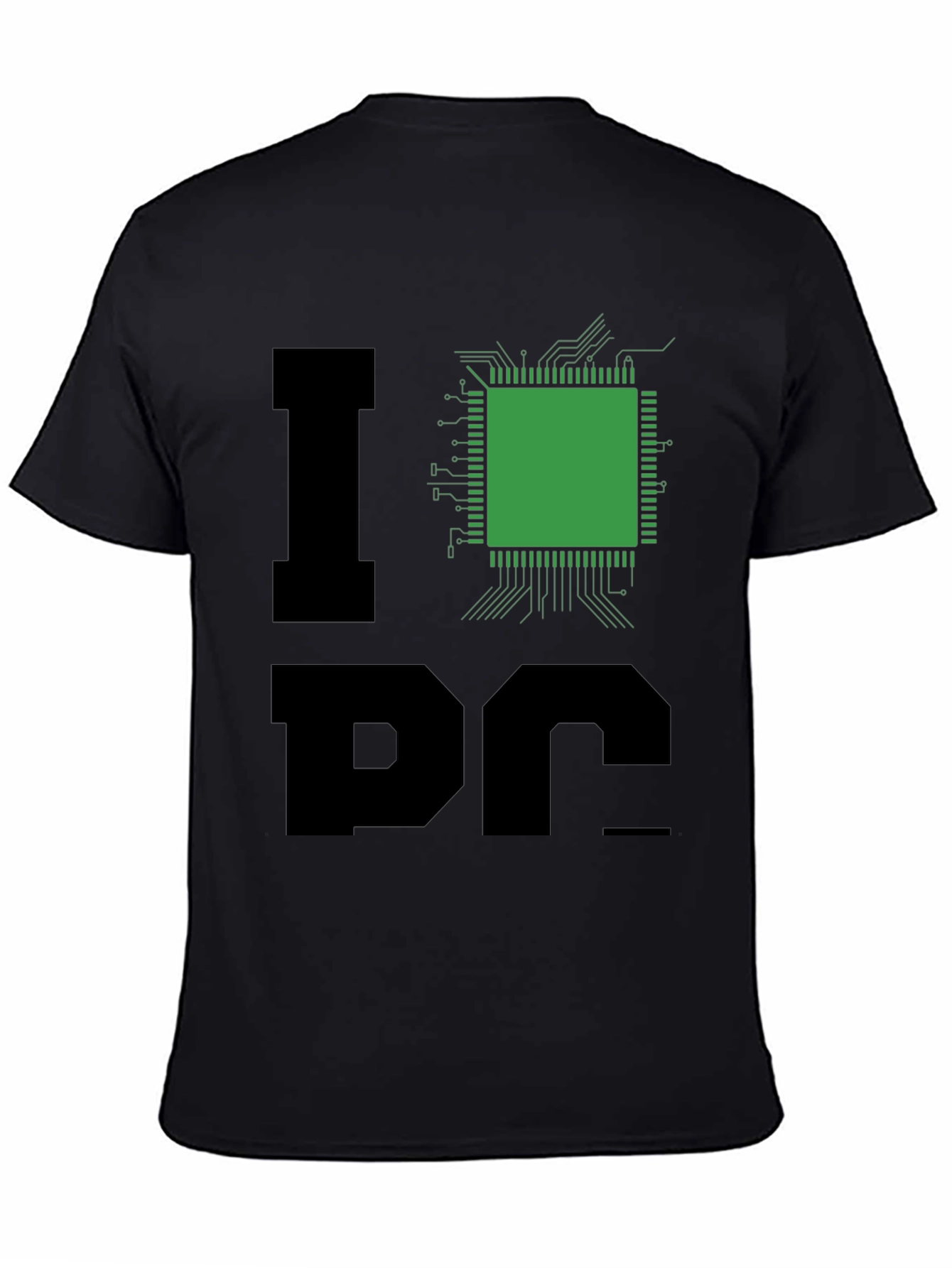 I Heart Processor T-Shirt - Black Geek Tee
