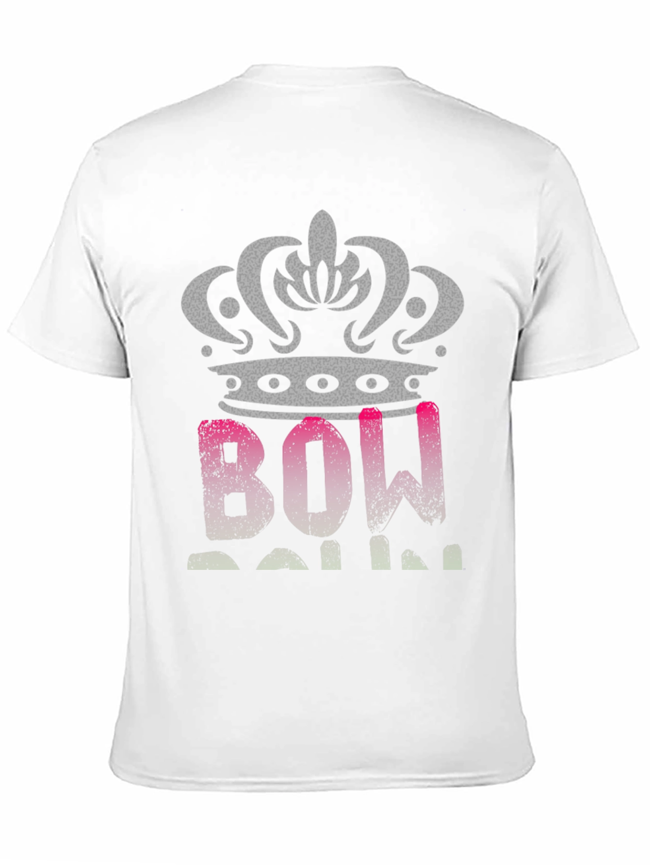 Bow Down Crown Tee - Stylish Graphic T-Shirt