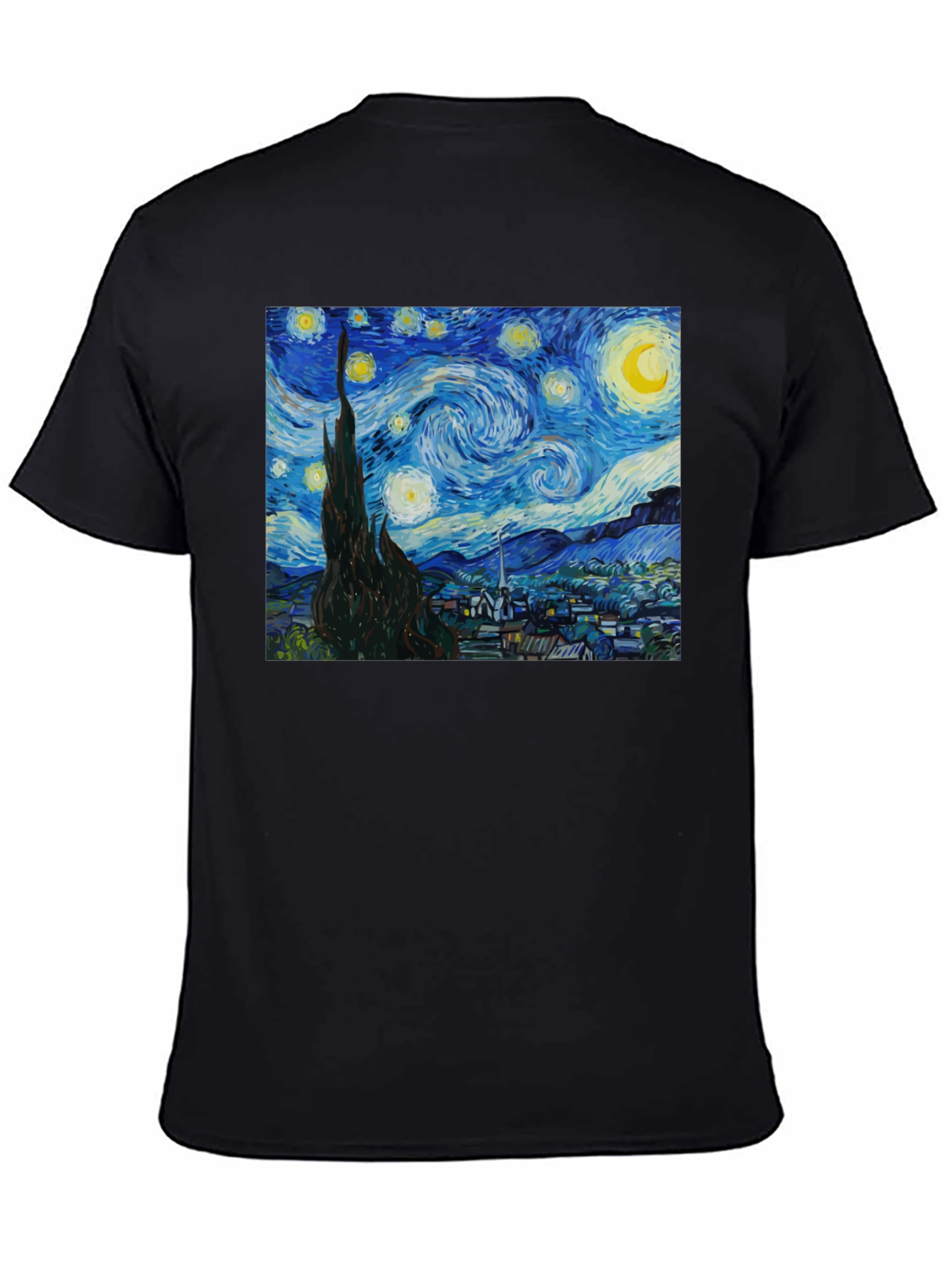Starry Night Graphic Tee - Classic Art Shirt