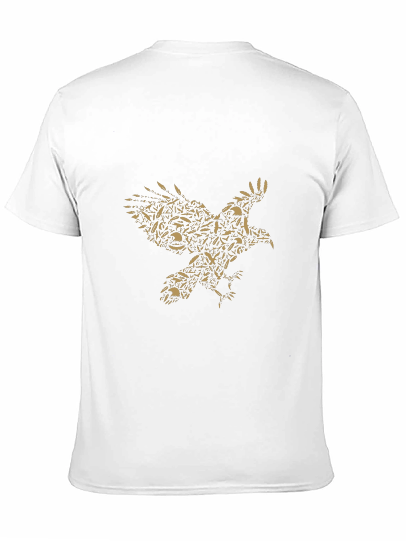 Eagle Feather Graphic Black T-Shirt