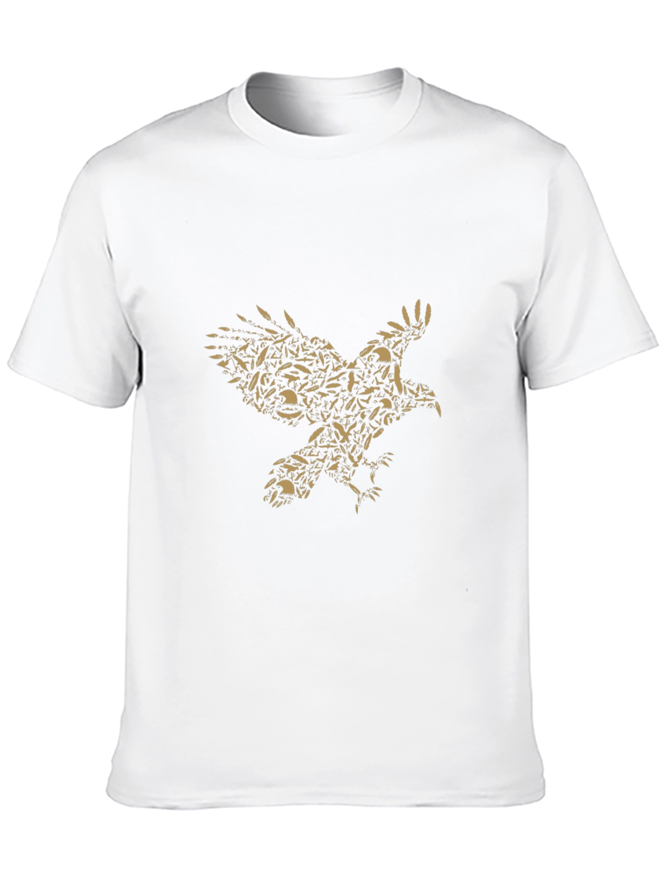 Eagle Feather Graphic Black T-Shirt