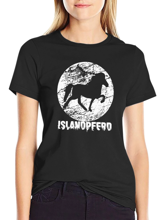 Icelandic Horse T-Shirt - Equestrian Design