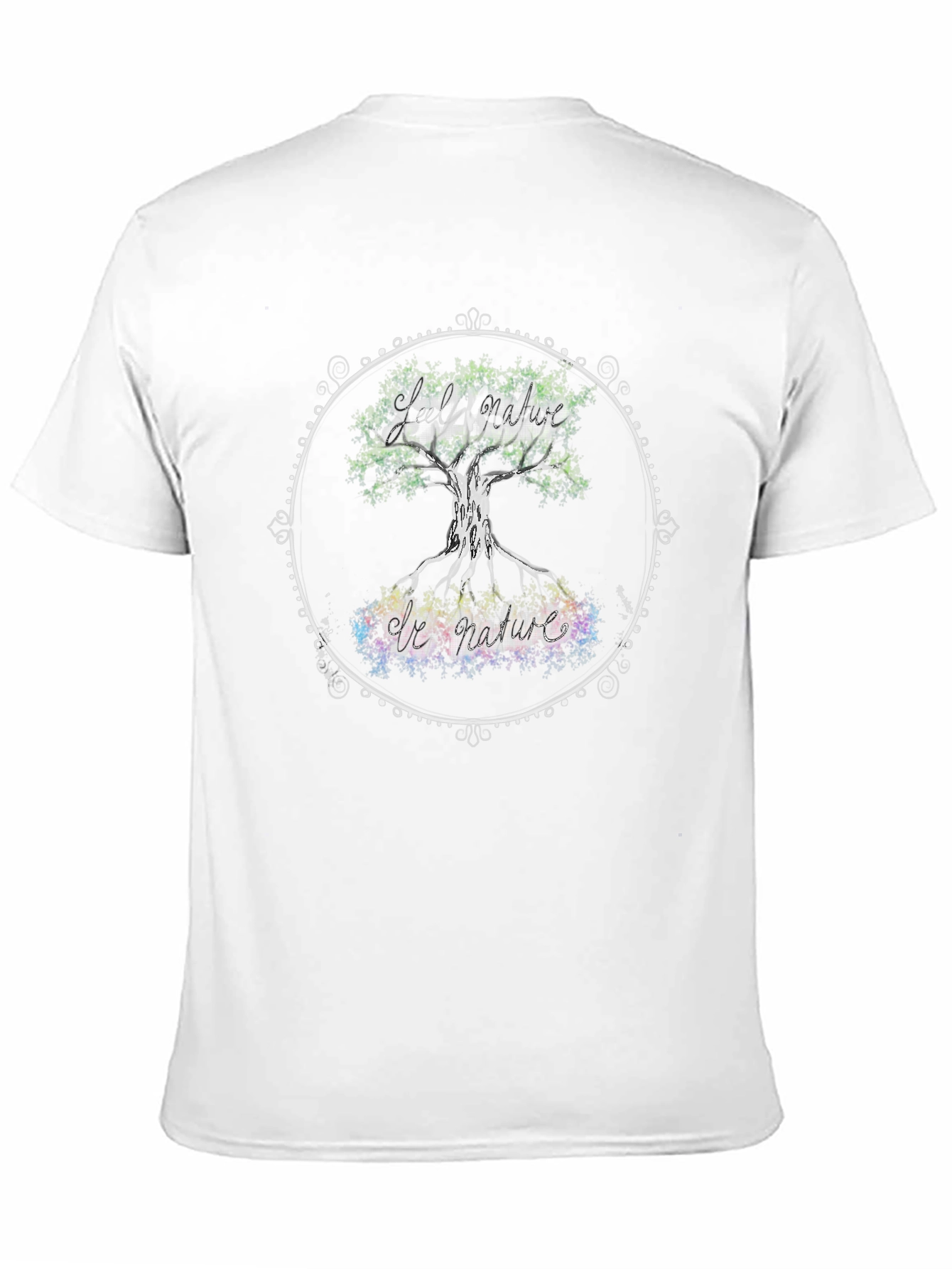 Nature Vibes Black T-Shirt - Tree of Life Design