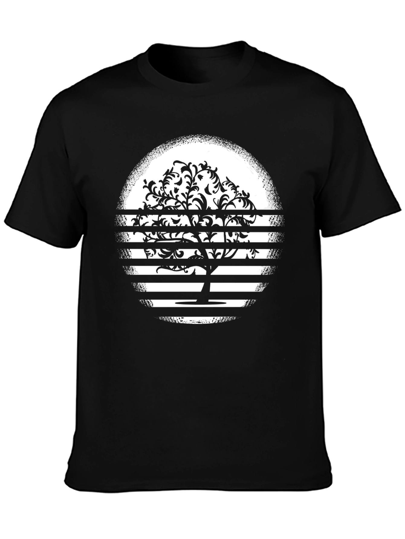 Black Tree Graphic T-Shirt