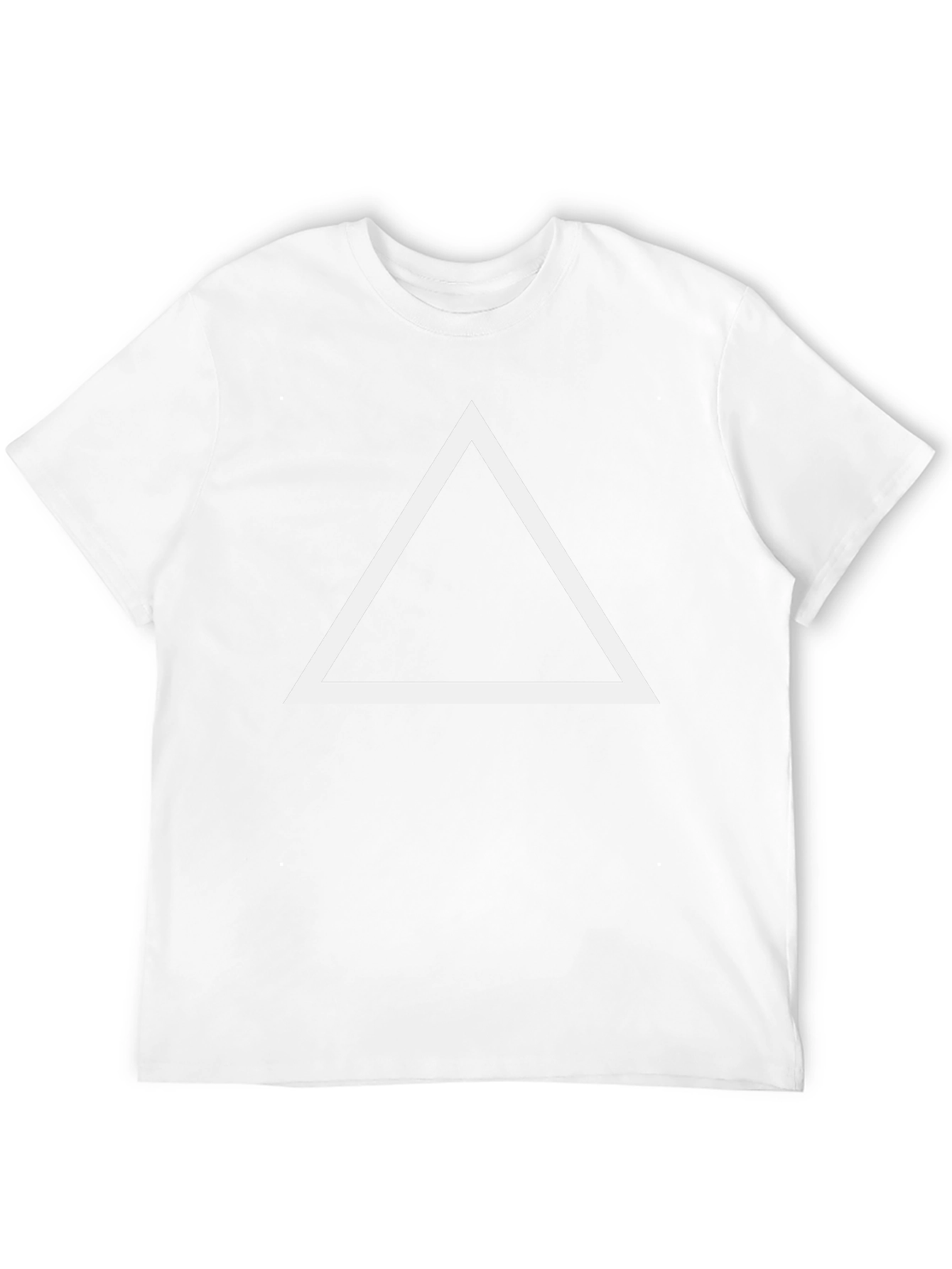 Minimalist Triangle Graphic T-Shirt