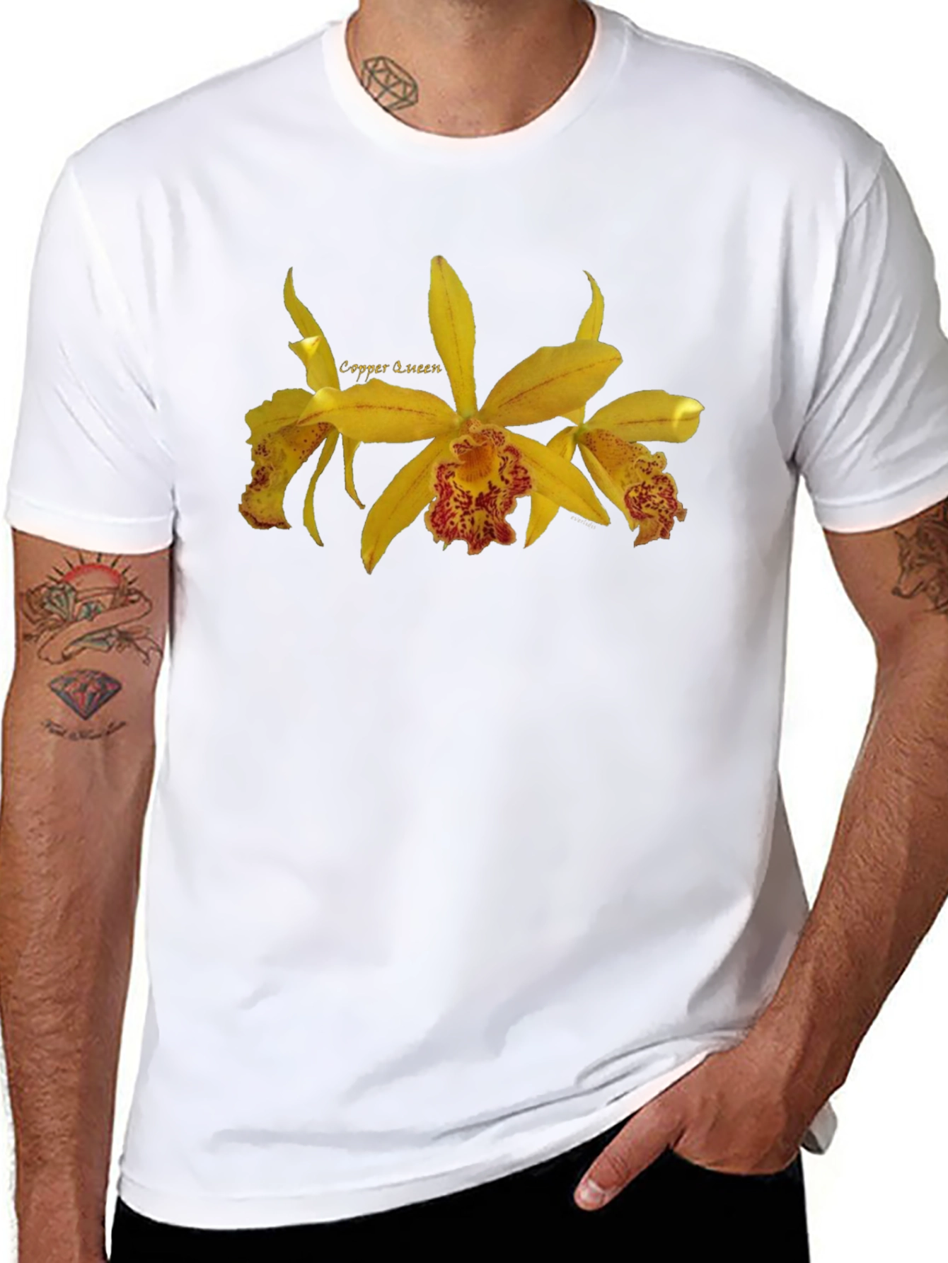 Copper Queen Orchid Graphic T-Shirt