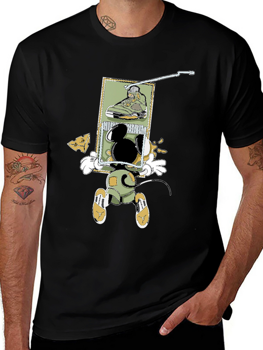 Mickey Mouse Sneakerhead T-Shirt - Fun Cartoon Design