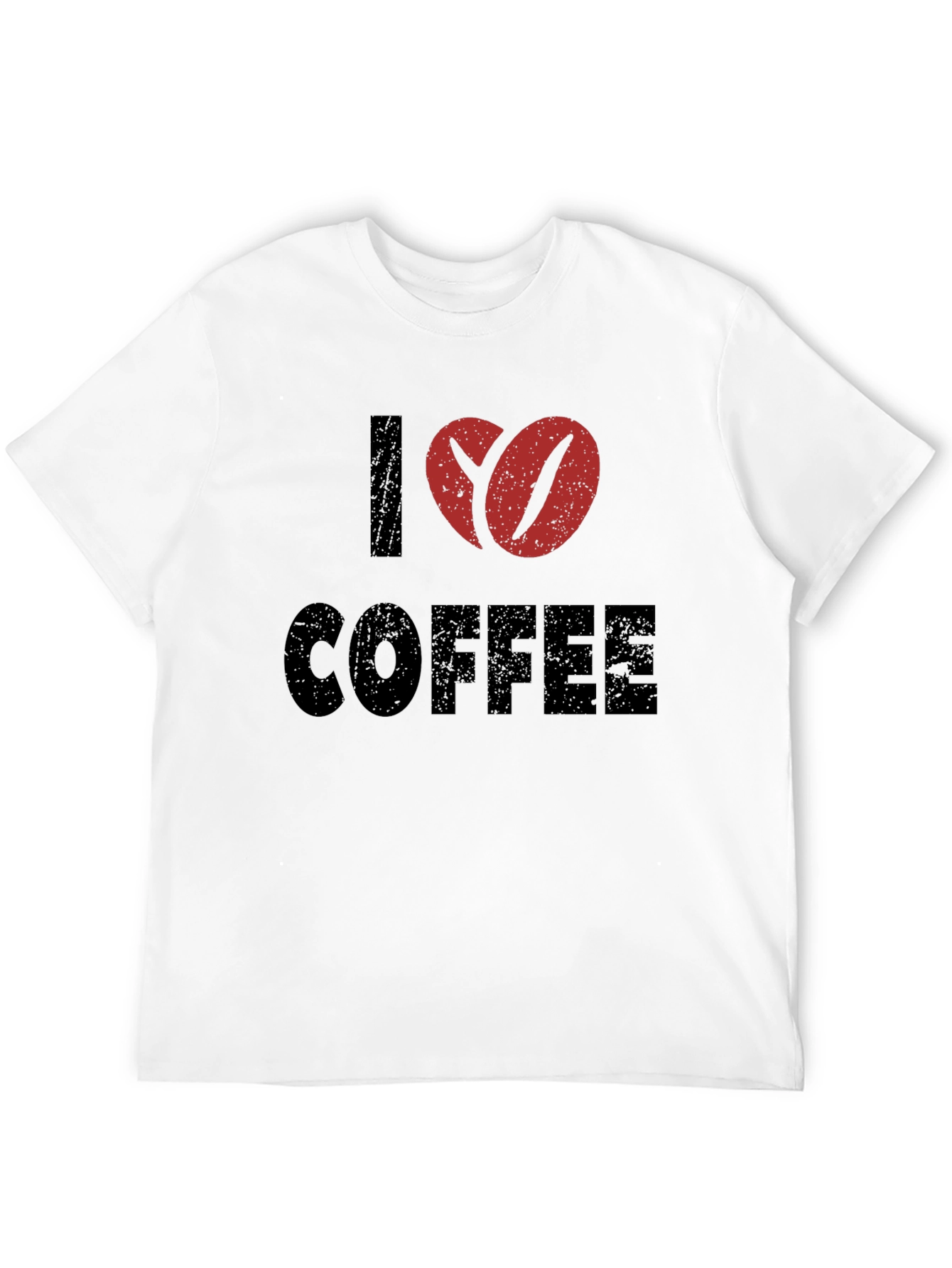 I Love Coffee Bean Graphic T-Shirt