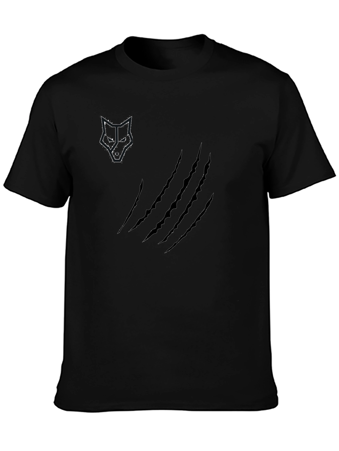 Wolf Graphic Black T-Shirt