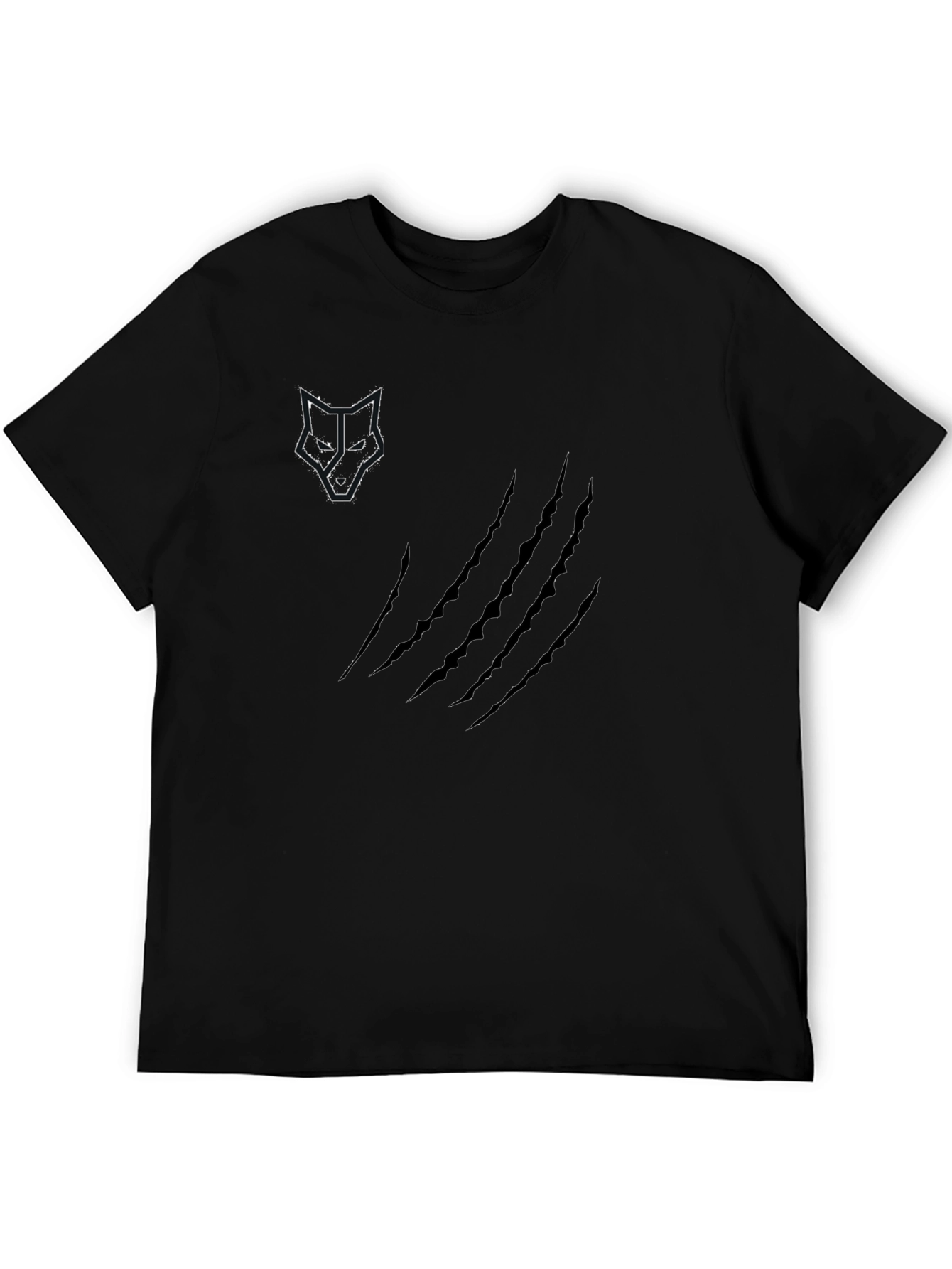 Wolf Graphic Black T-Shirt