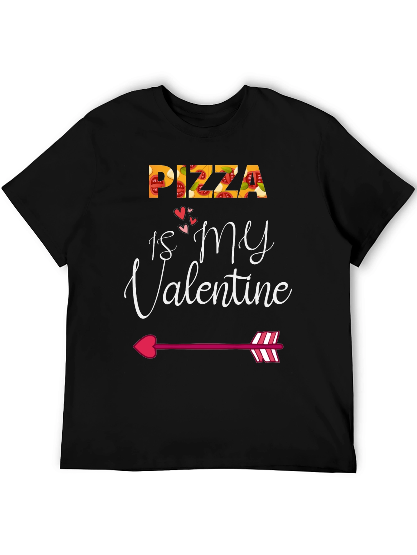 Pizza Is My Valentine Graphic Tee