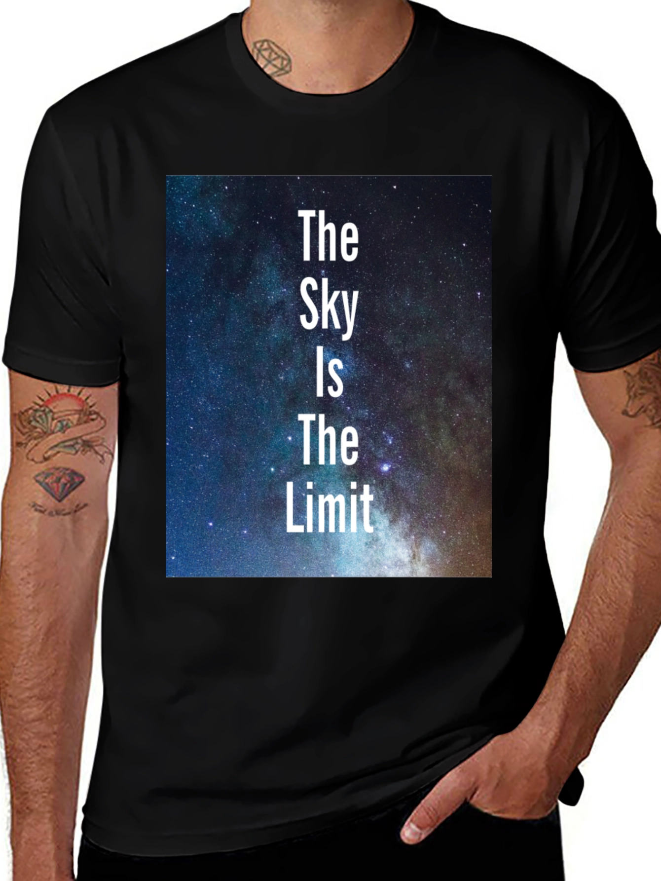 The Sky is The Limit T-Shirt - Motivational Design