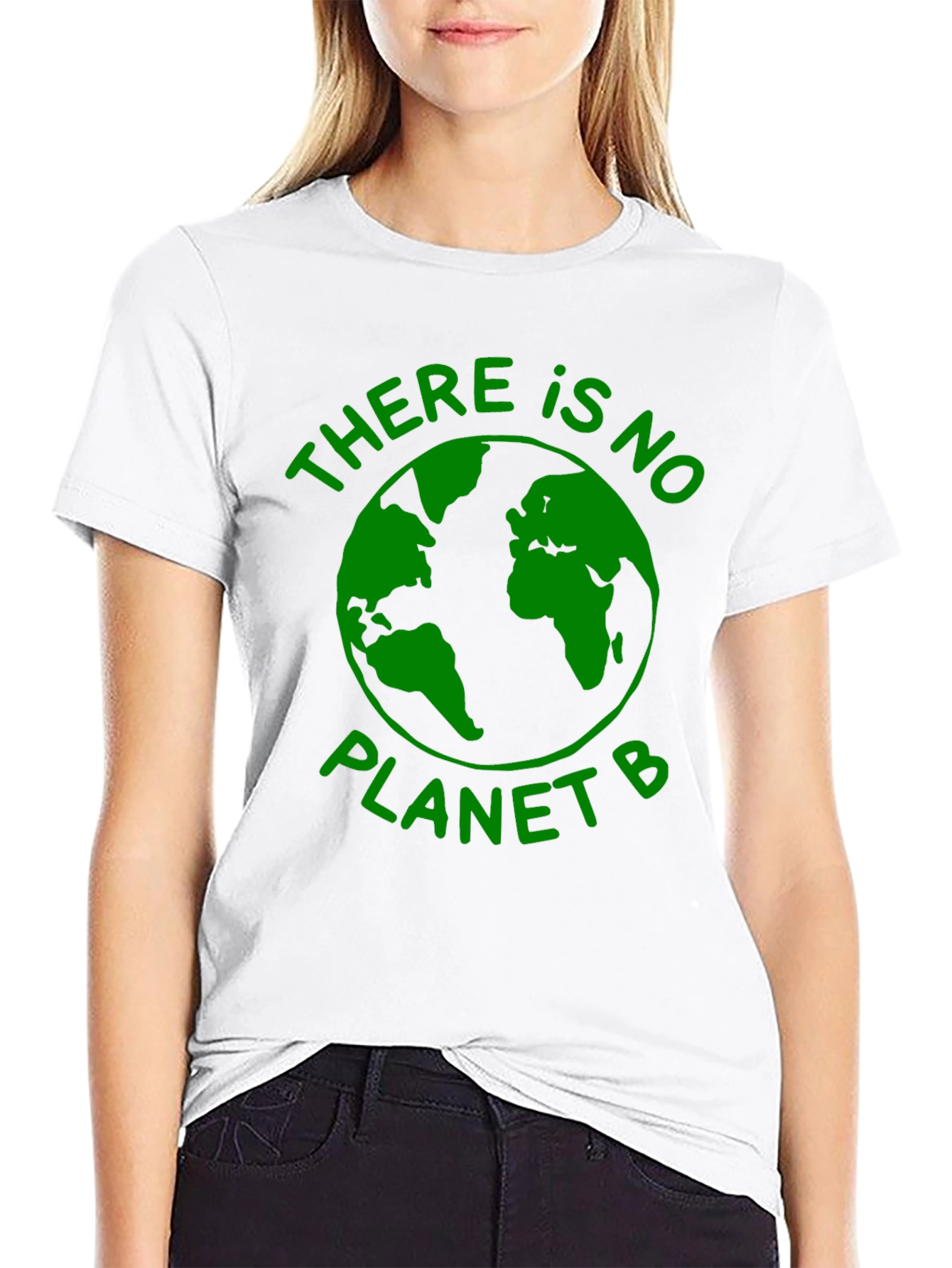 Eco-Conscious Black T-Shirt: There Is No Planet B