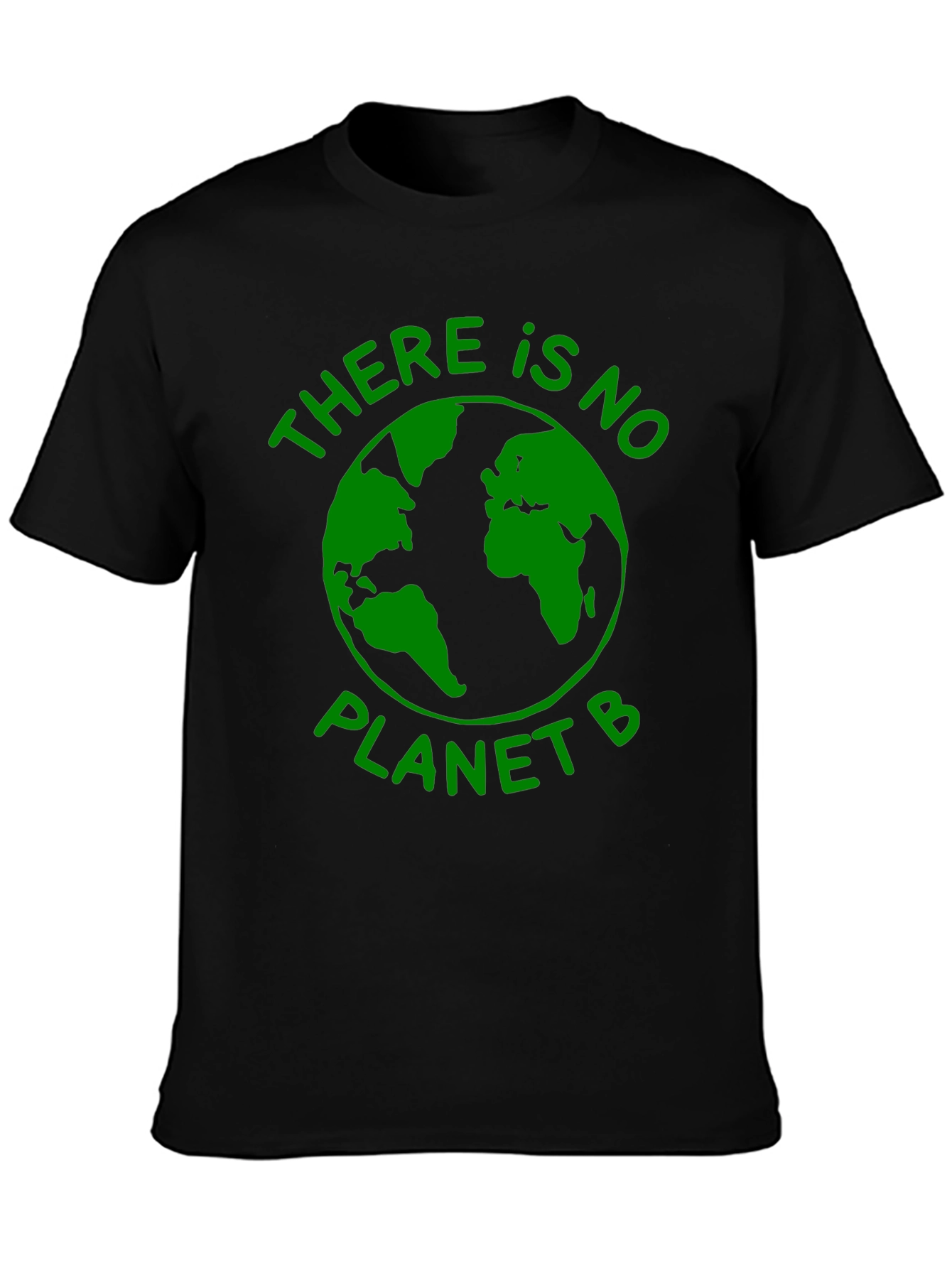 Eco-Conscious Black T-Shirt: There Is No Planet B