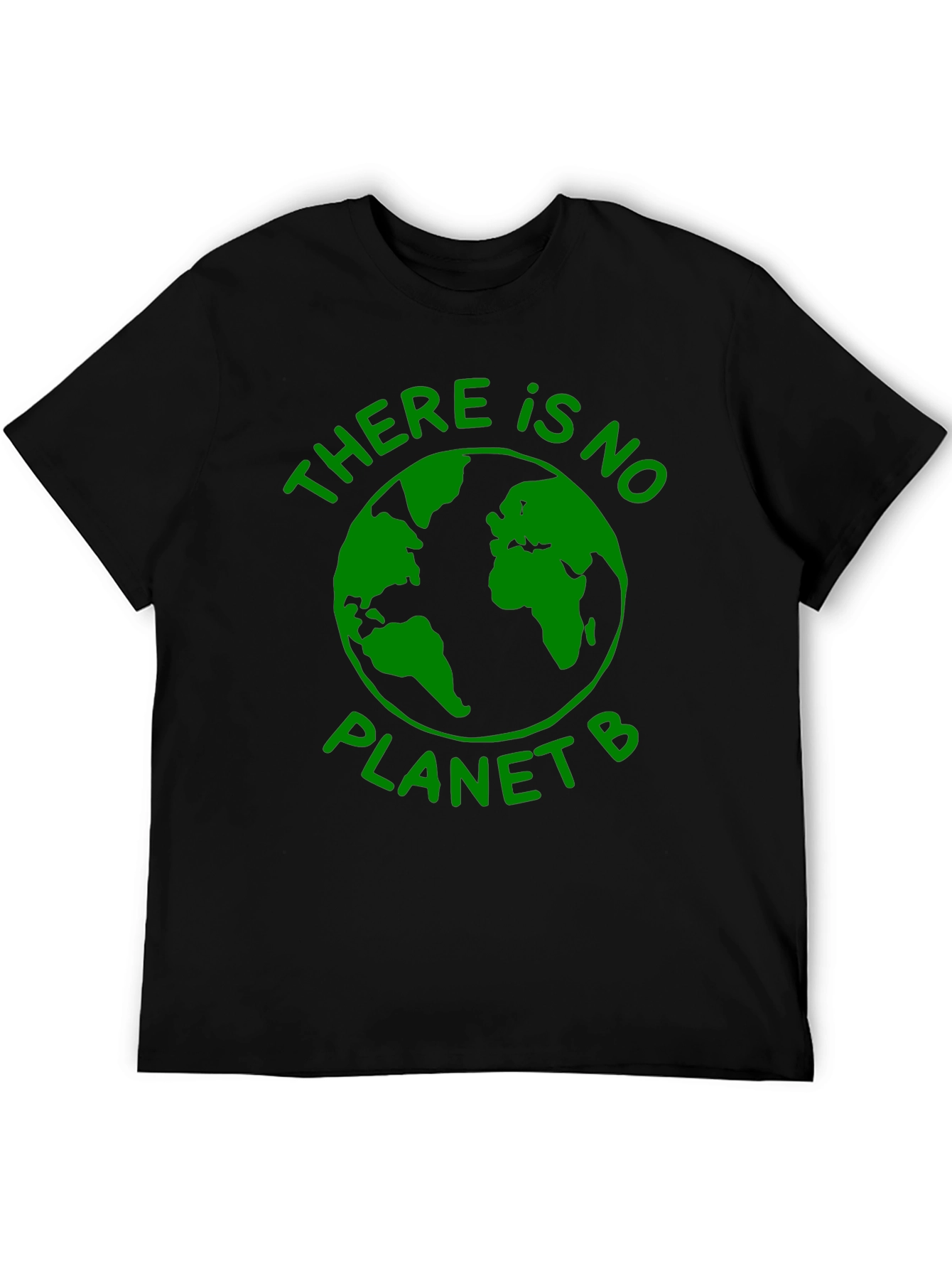 Eco-Conscious Black T-Shirt: There Is No Planet B