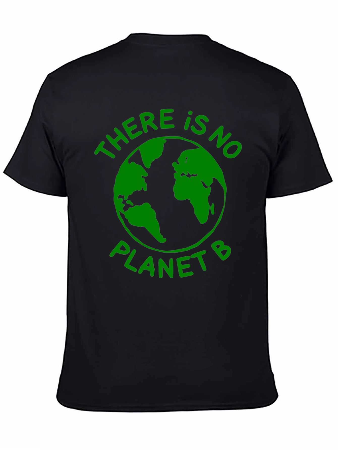 Eco-Conscious Black T-Shirt: There Is No Planet B