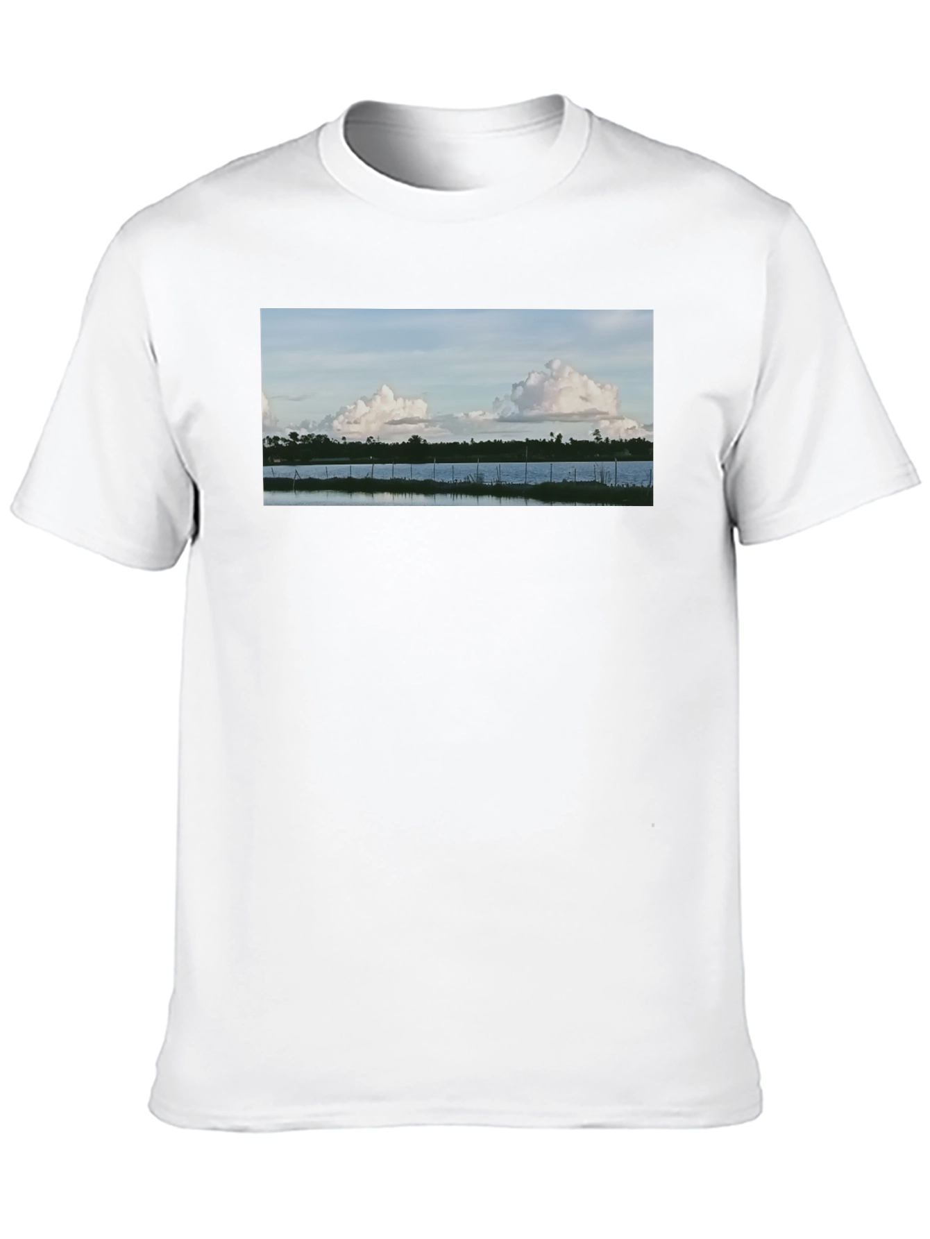 Nature View Black T-Shirt