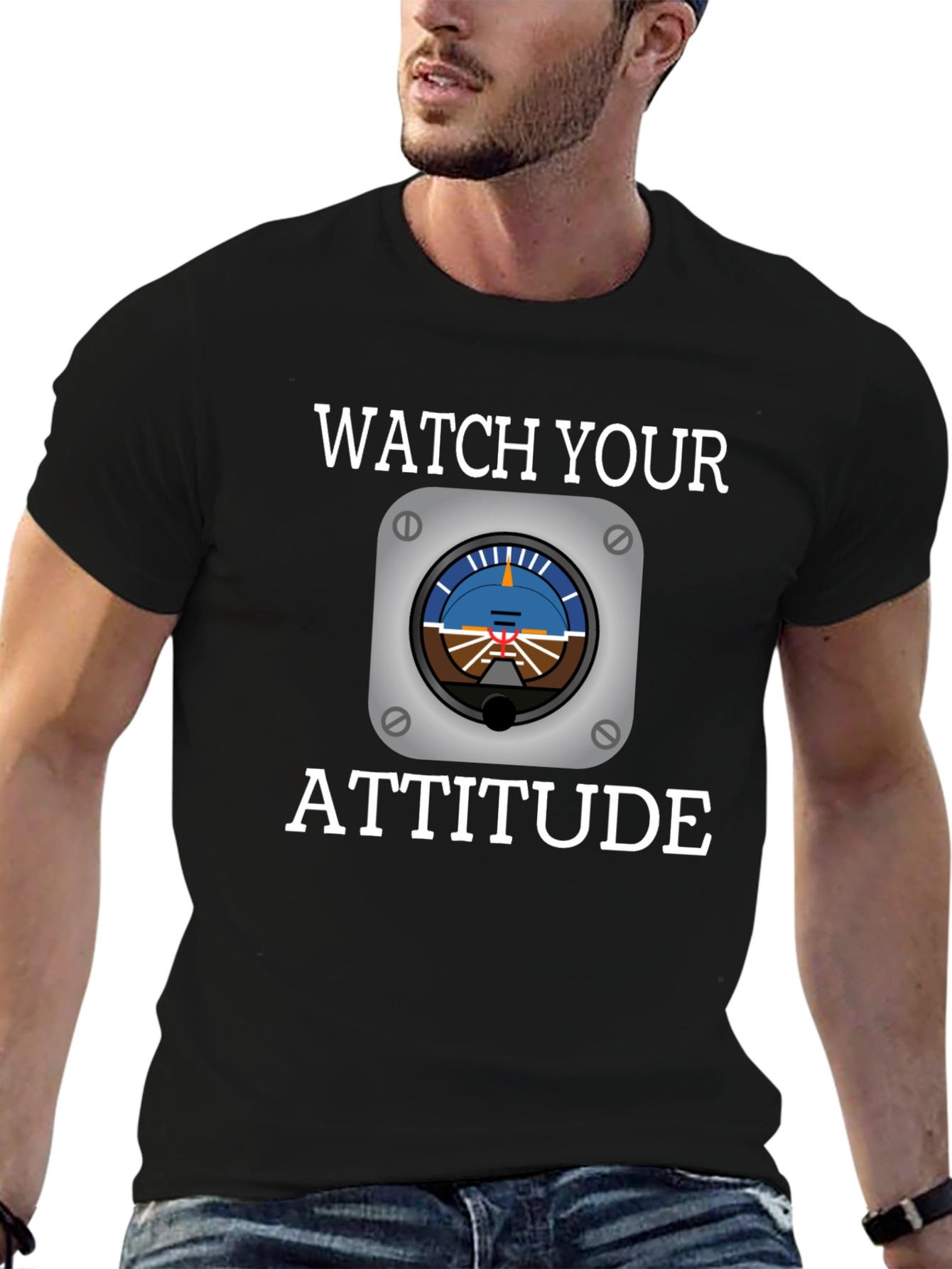 Watch Your Attitude Pilot T-Shirt