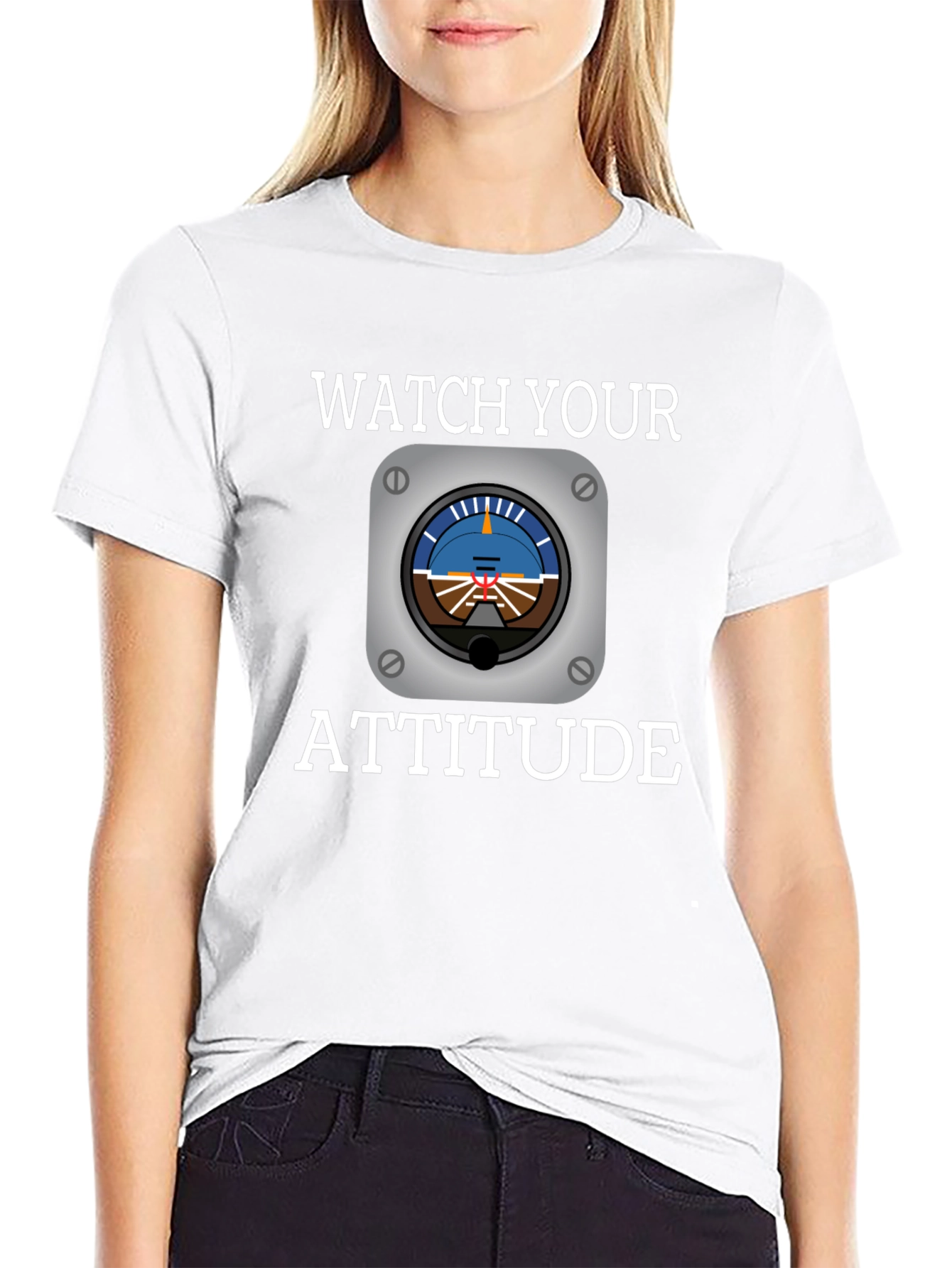 Watch Your Attitude Pilot T-Shirt