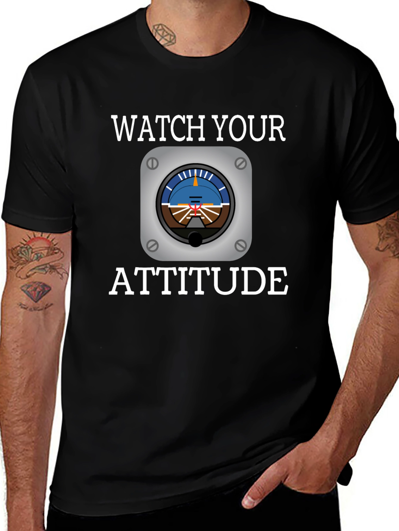 Watch Your Attitude Pilot T-Shirt