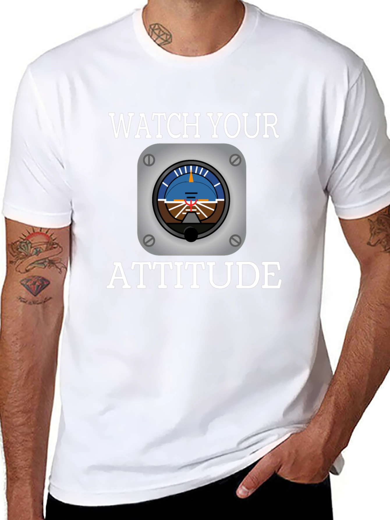 Watch Your Attitude Pilot T-Shirt