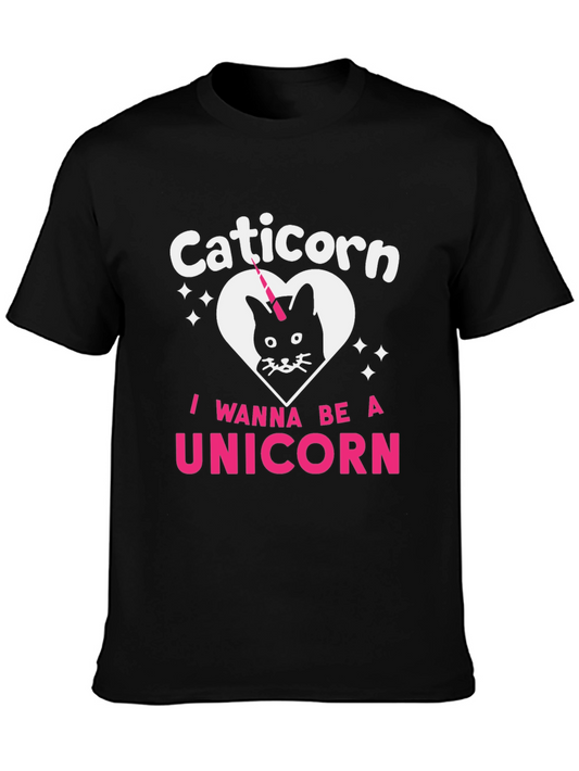 Caticorn T-Shirt - I Wanna Be A Unicorn Tee