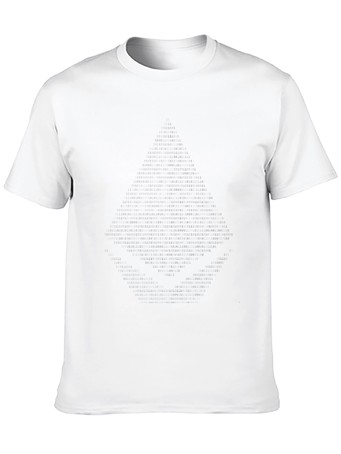 Binary Code Tree Graphic Tee - Cool Tech T-Shirt