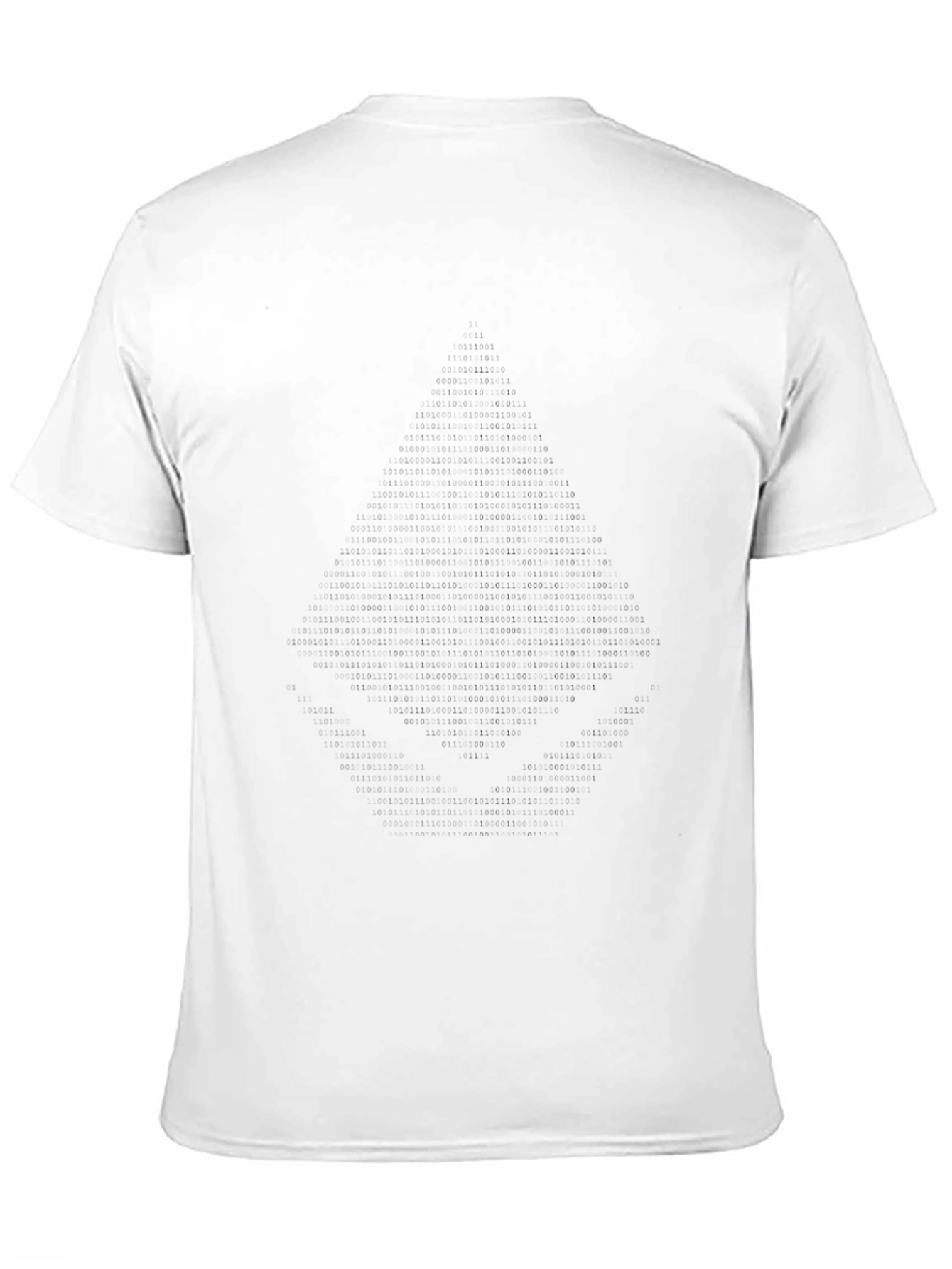 Binary Code Tree Graphic Tee - Cool Tech T-Shirt