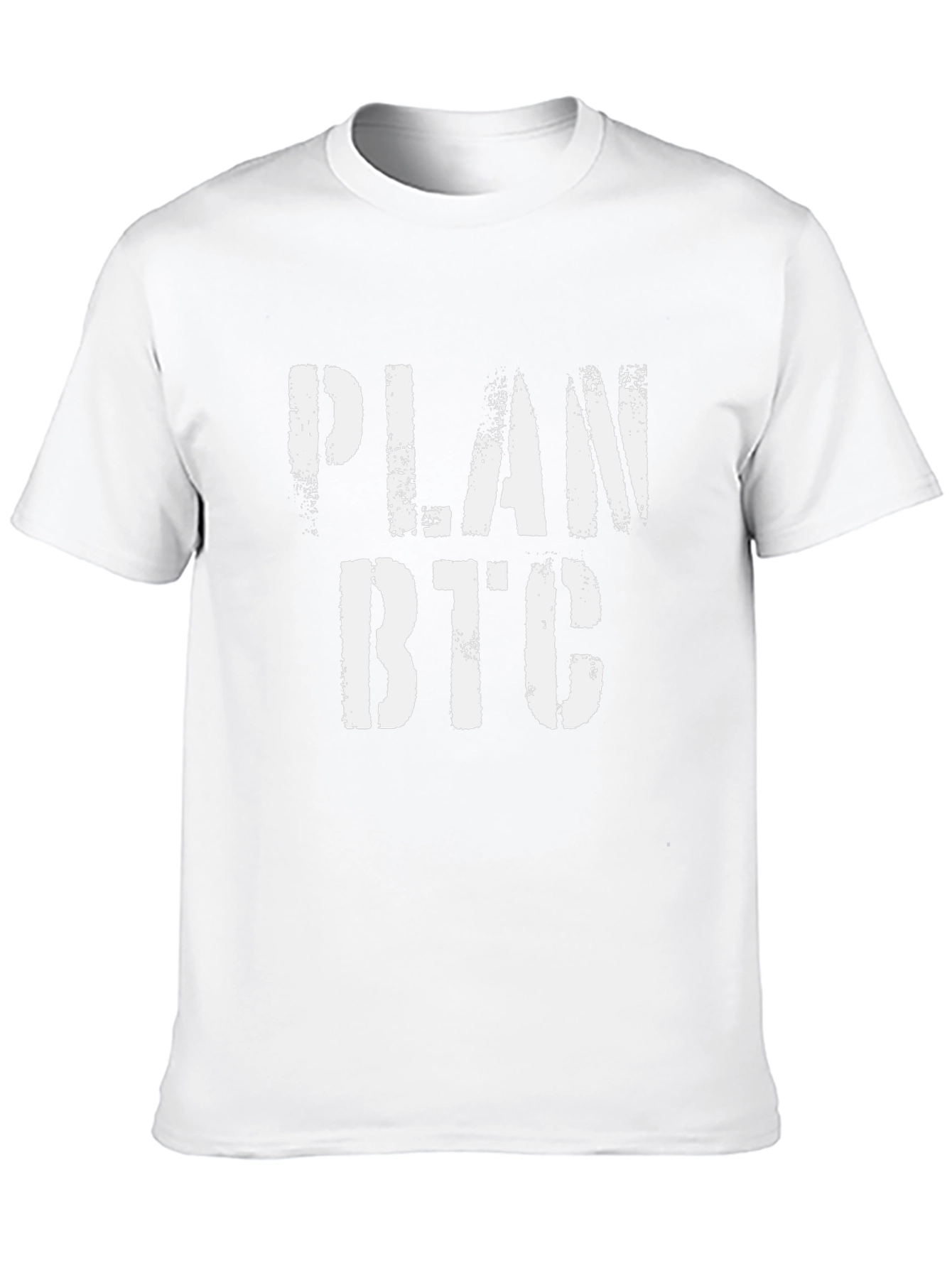Plan BTC Crypto T-Shirt - Bitcoin Cryptocurrency Tee