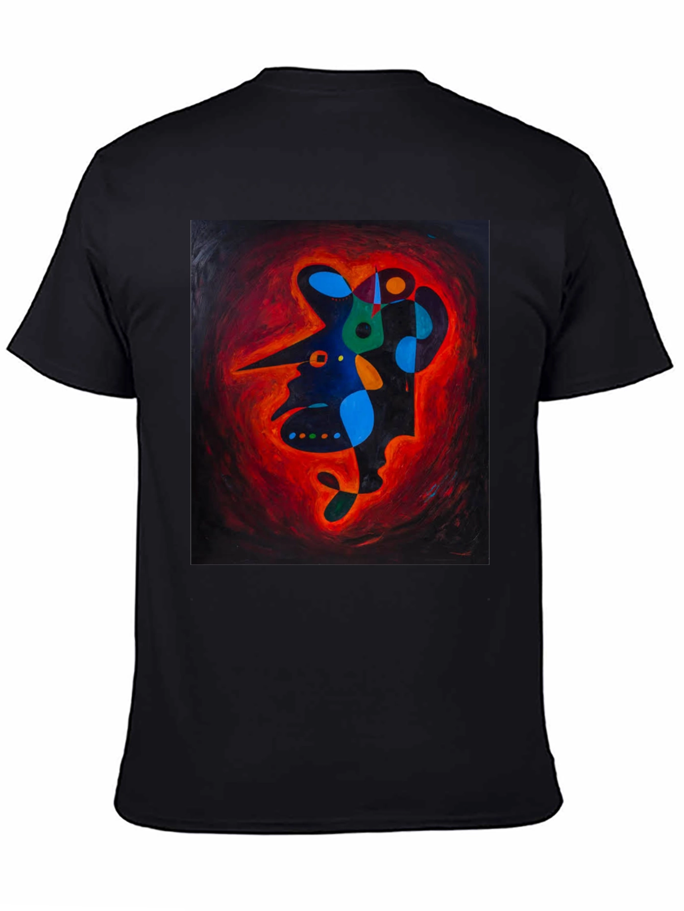 Abstract Art Print Tee - Unique Graphic T-Shirt