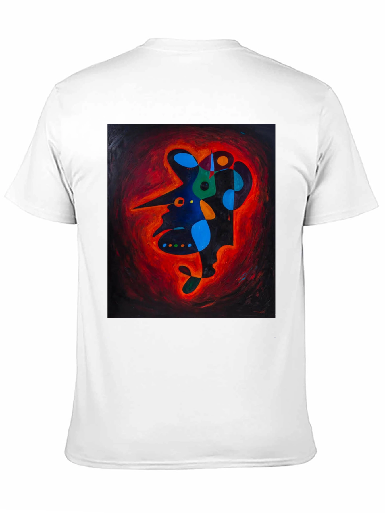 Abstract Art Print Tee - Unique Graphic T-Shirt