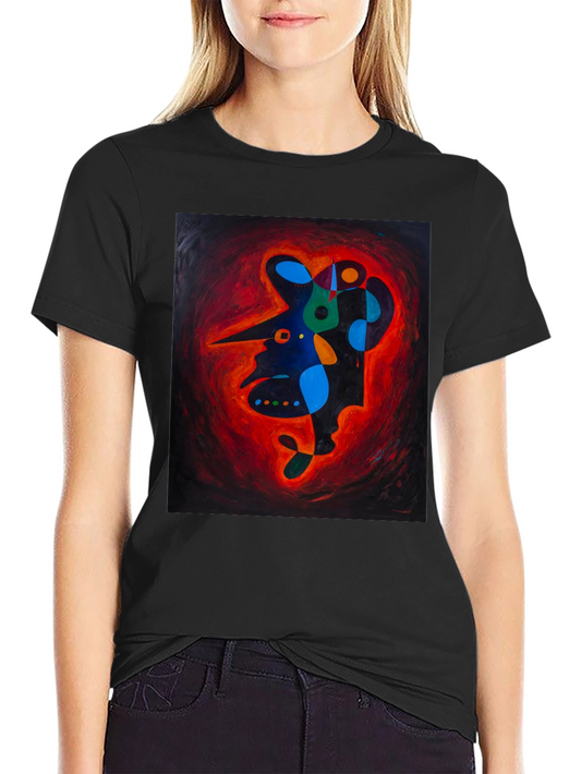 Abstract Art Print Tee - Unique Graphic T-Shirt