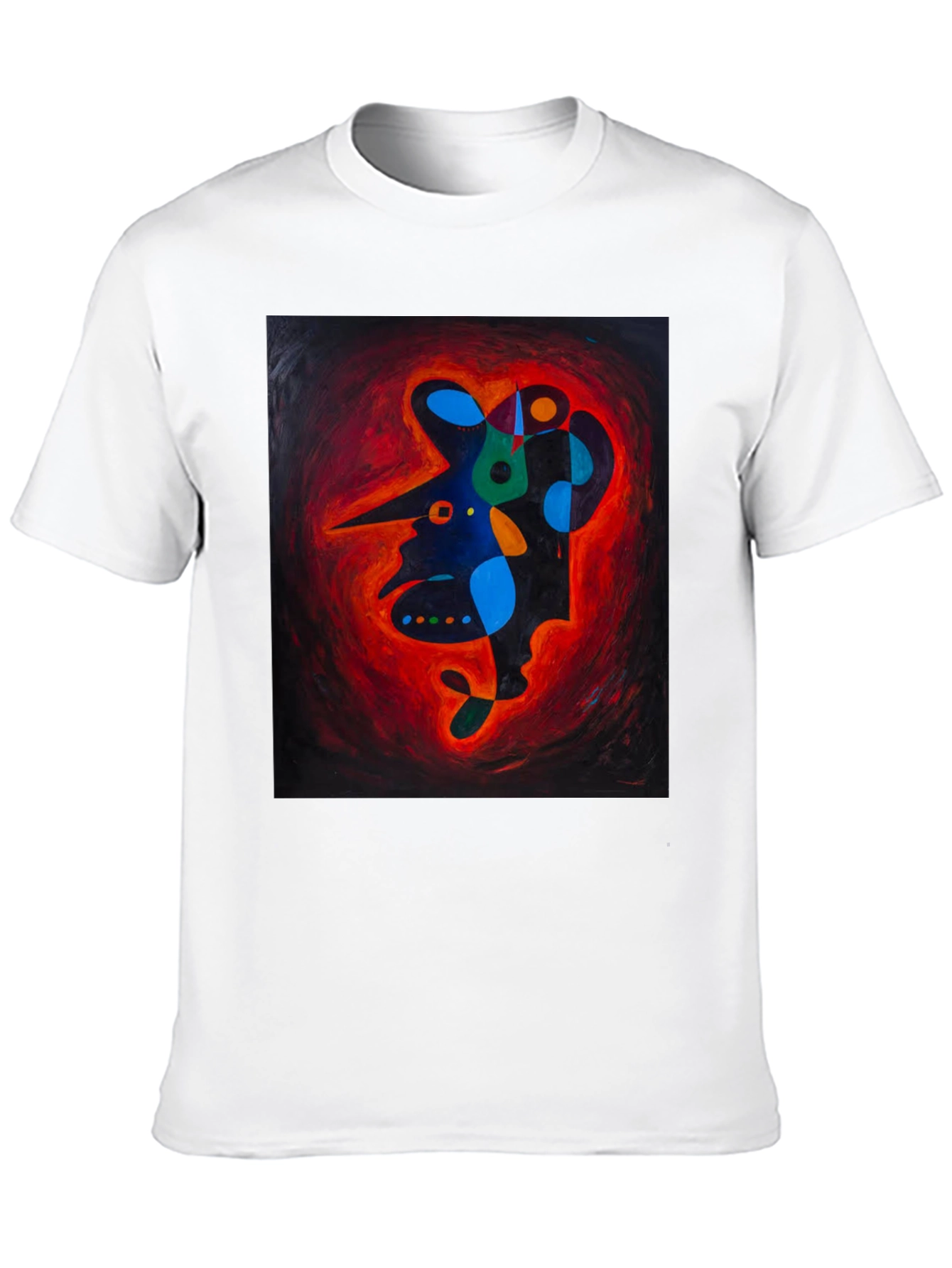 Abstract Art Print Tee - Unique Graphic T-Shirt