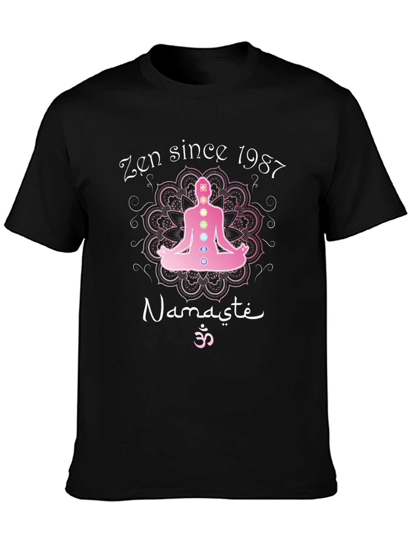 Zen Since 1987 Chakra T-Shirt - Namaste Yoga Tee