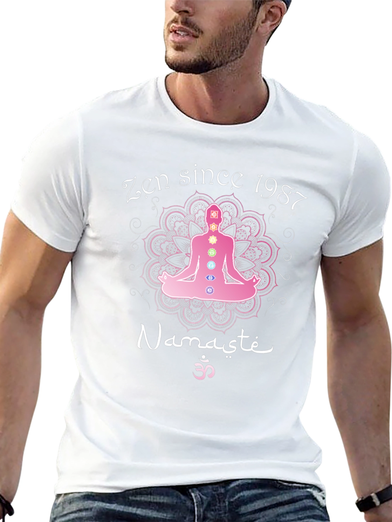 Zen Since 1987 Chakra T-Shirt - Namaste Yoga Tee
