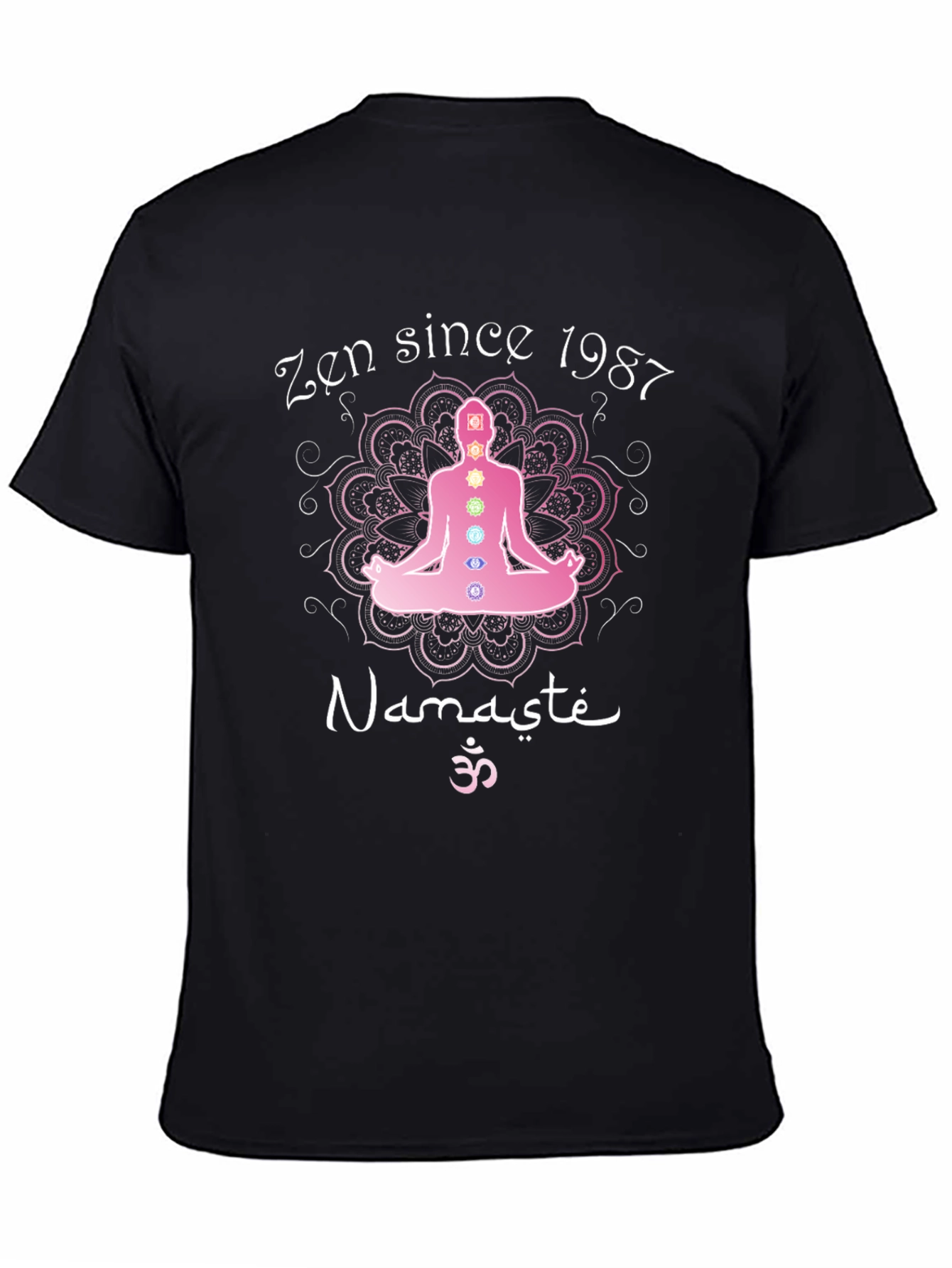 Zen Since 1987 Chakra T-Shirt - Namaste Yoga Tee