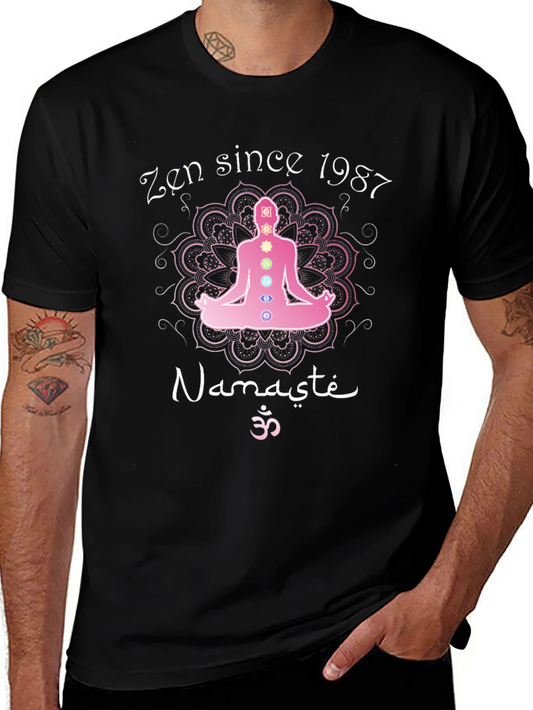 Zen Since 1987 Chakra T-Shirt - Namaste Yoga Tee