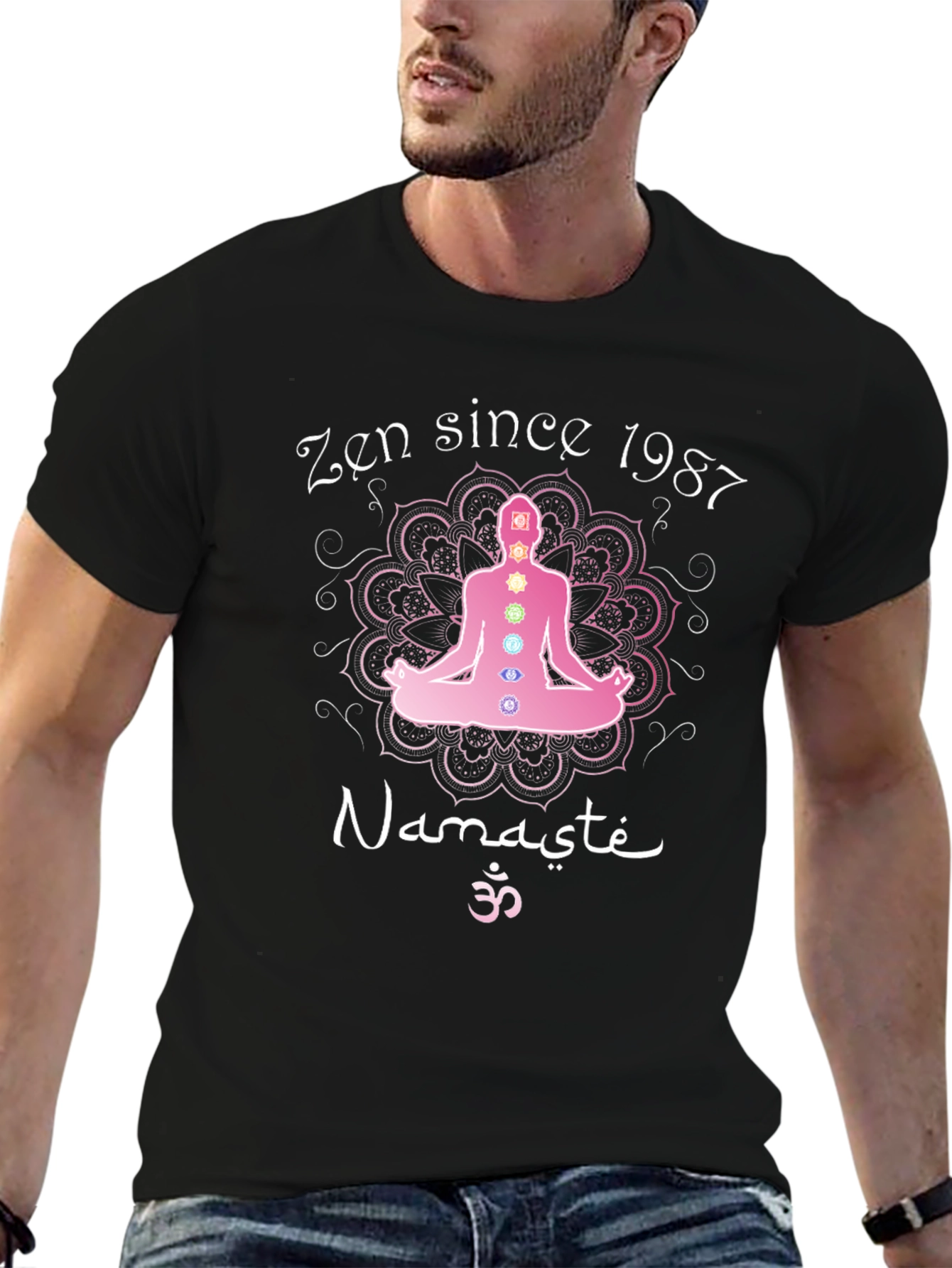 Zen Since 1987 Chakra T-Shirt - Namaste Yoga Tee