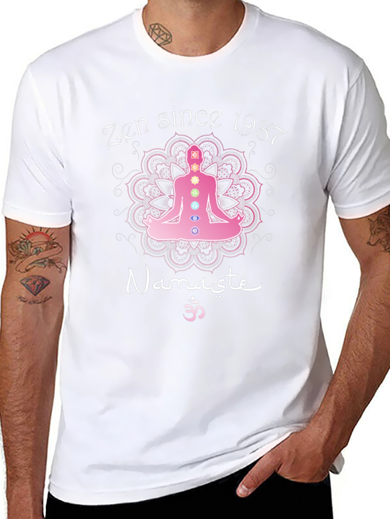 Zen Since 1987 Chakra T-Shirt - Namaste Yoga Tee