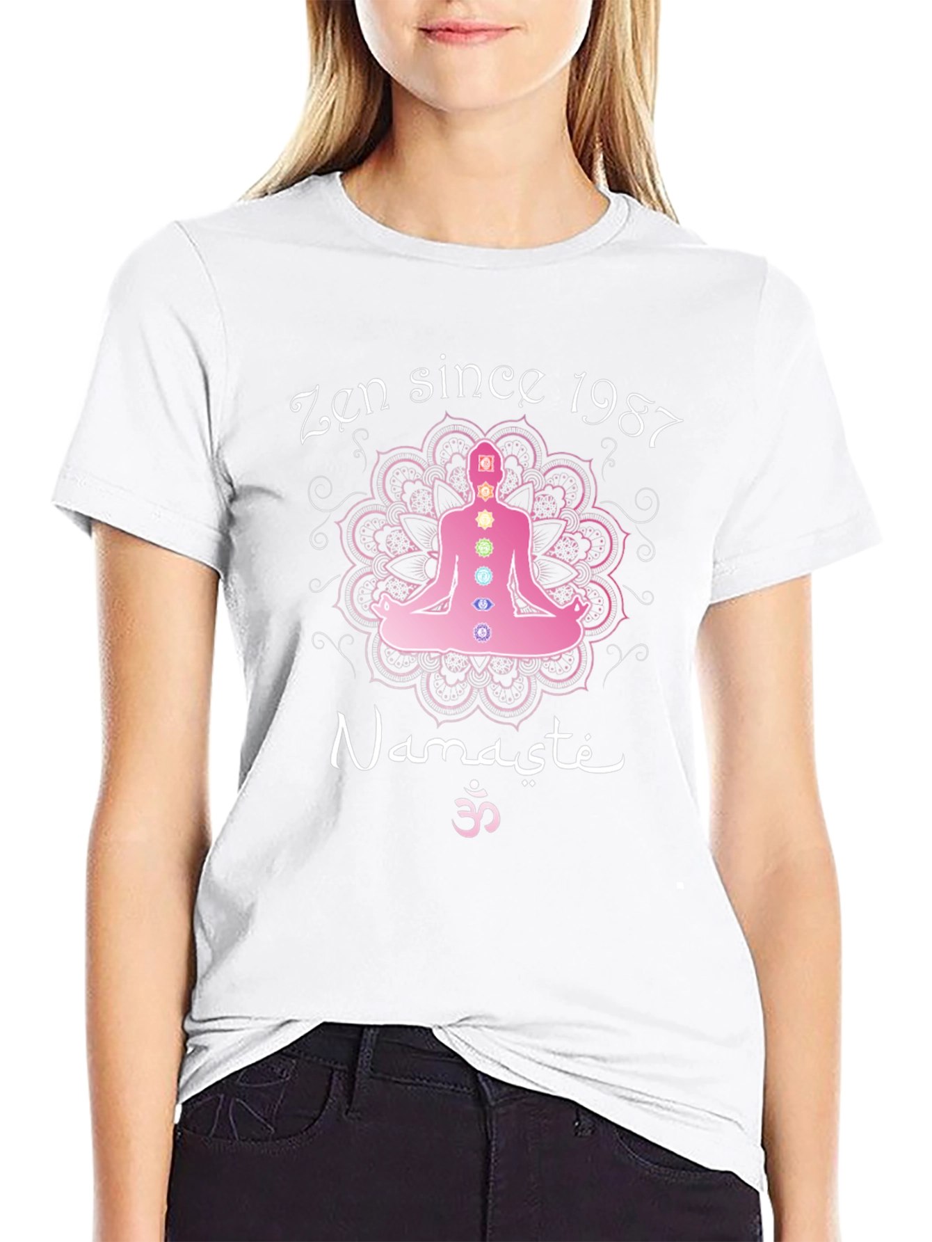 Zen Since 1987 Chakra T-Shirt - Namaste Yoga Tee