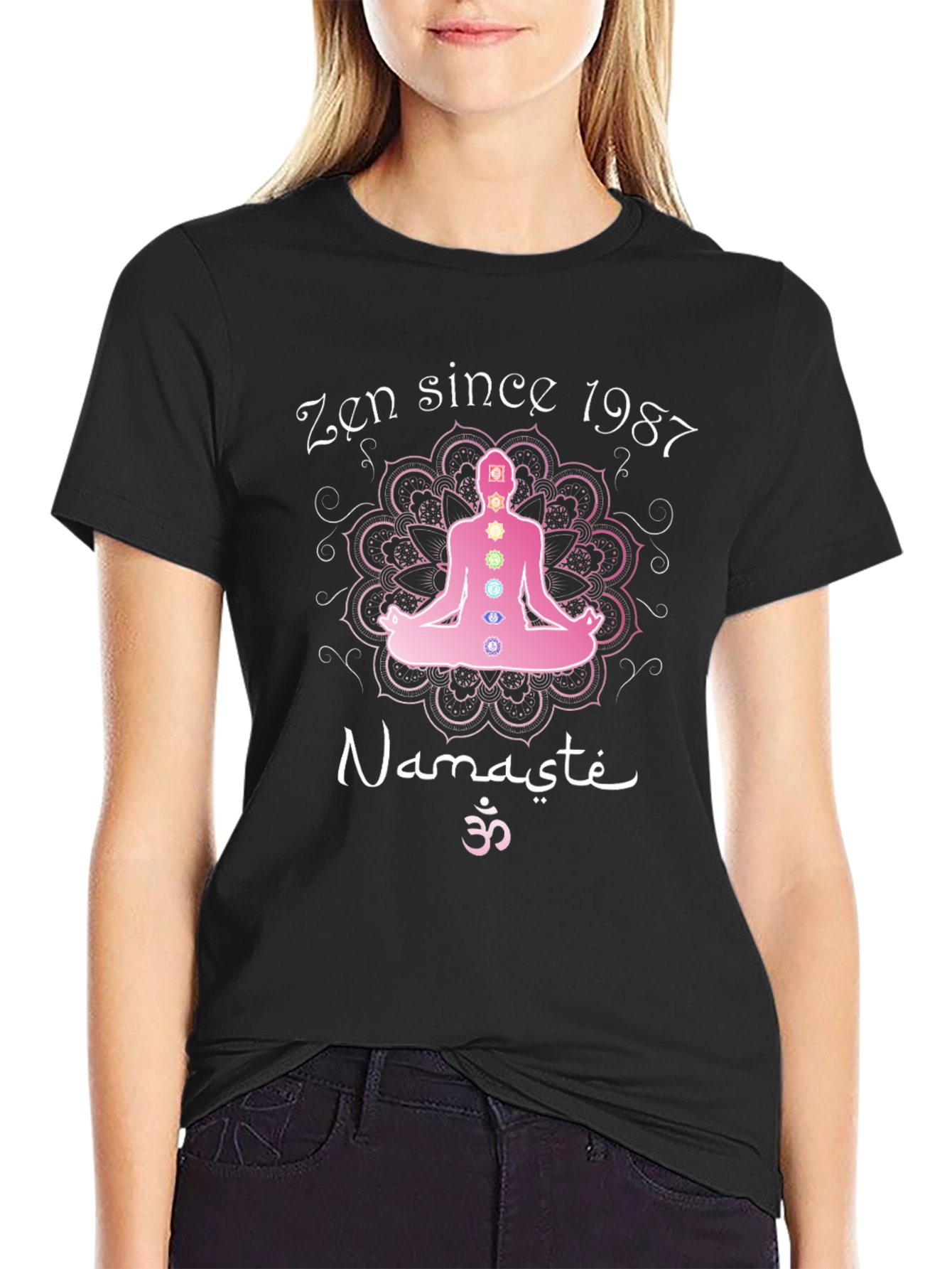 Zen Since 1987 Chakra T-Shirt - Namaste Yoga Tee