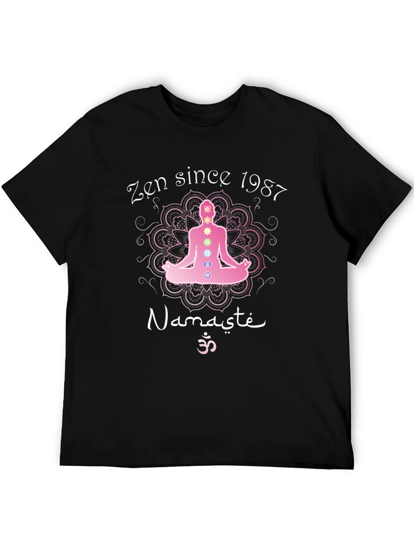 Zen Since 1987 Chakra T-Shirt - Namaste Yoga Tee